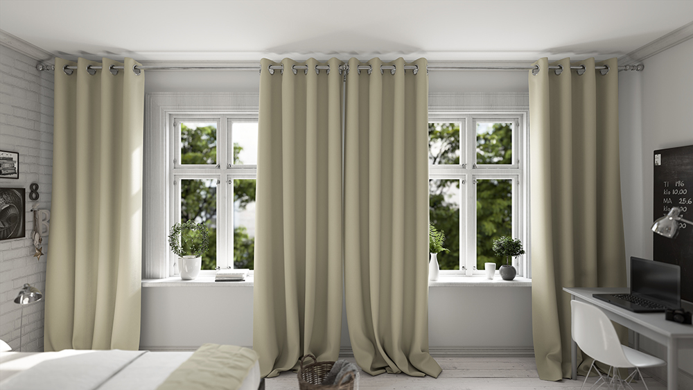 Dunkelbeige Schlafzimmer 1