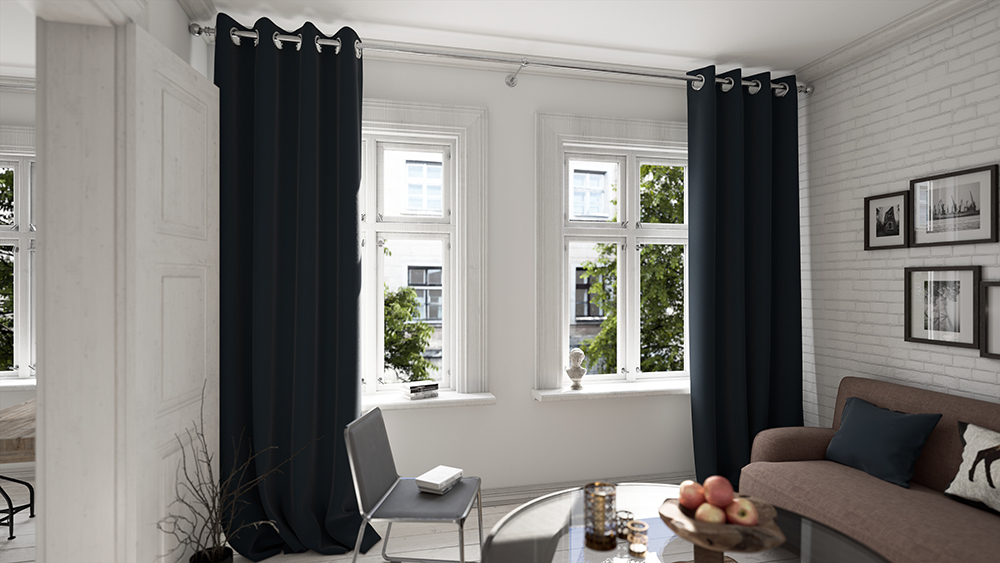 Dunkelblau Wohnzimmer