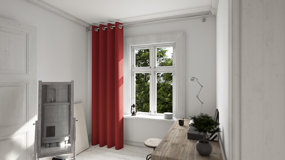Feuerrot Arbeitszimmer 2