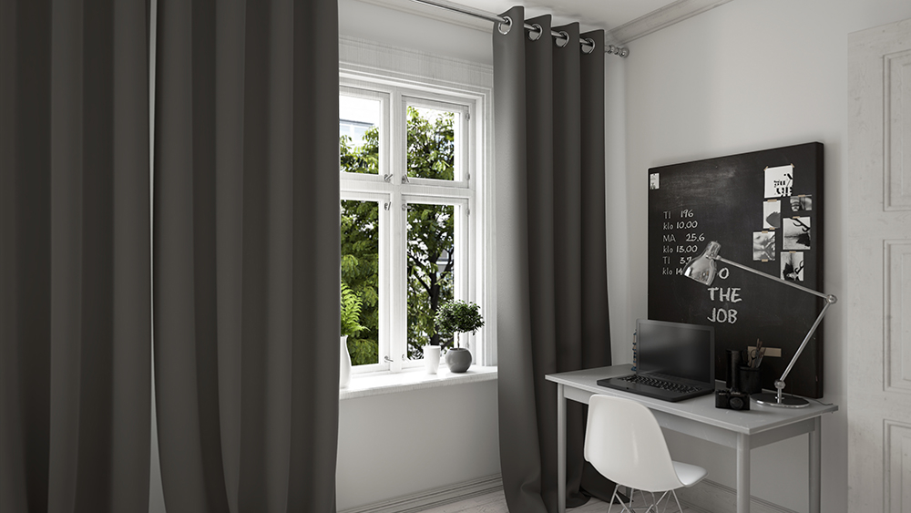 Grau Arbeitszimmer 1