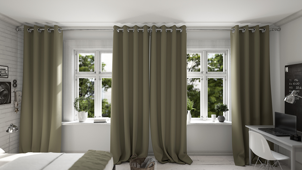 Graubraun Schlafzimmer 1