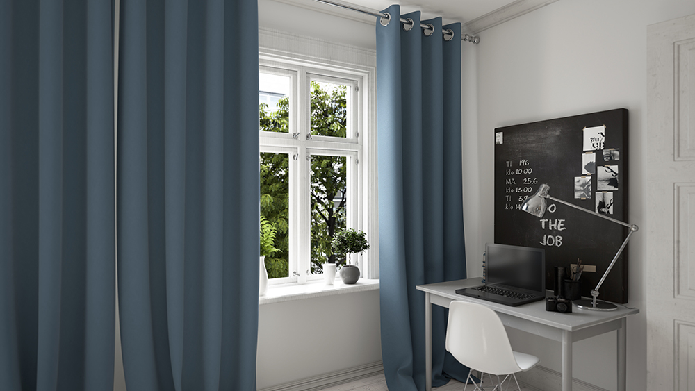 Hellblau Arbeitszimmer 1