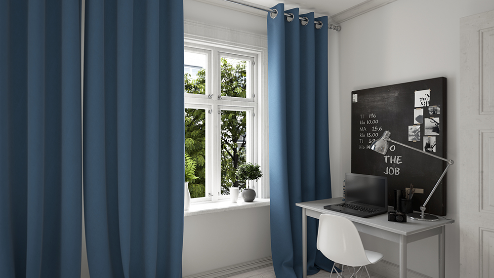 Himmelblau Arbeitszimmer 1