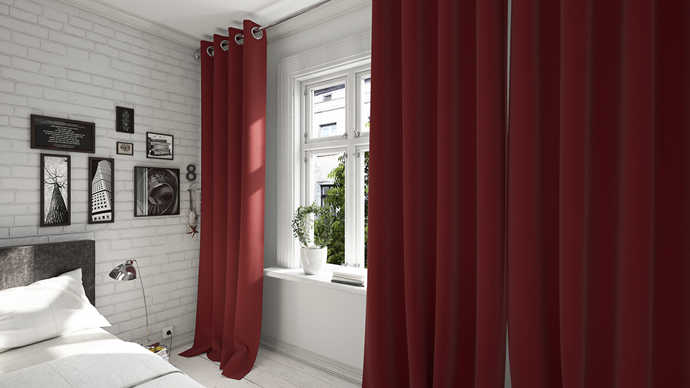 Knallrot Schlafzimmer 2