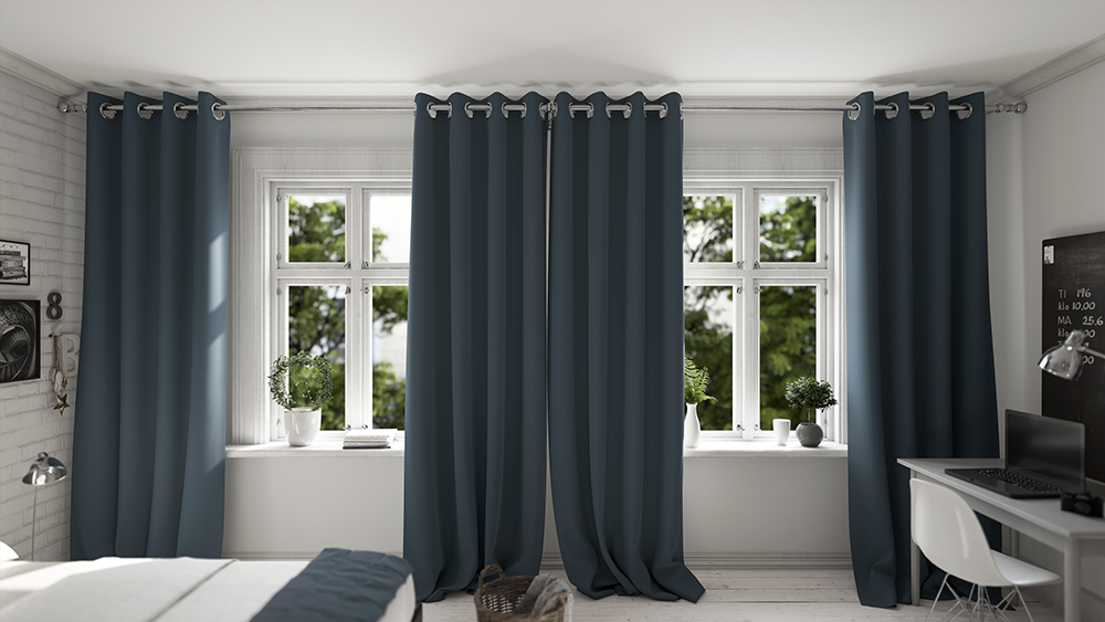 Mittelblau Schlafzimmer 1