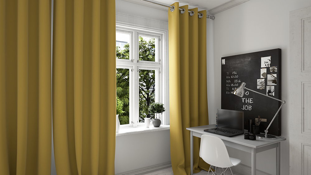 Orange-Gelb Arbeitszimmer 1