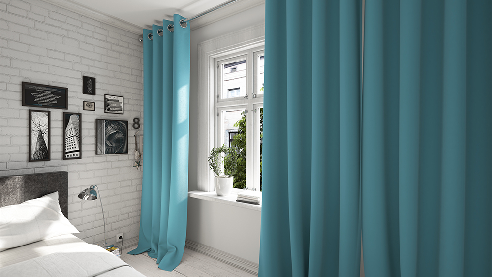 Türkis Schlafzimmer 2
