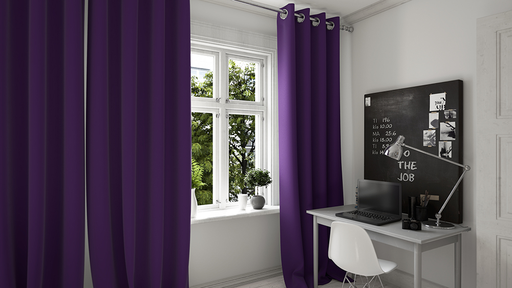 Violett Arbeitszimmer 1