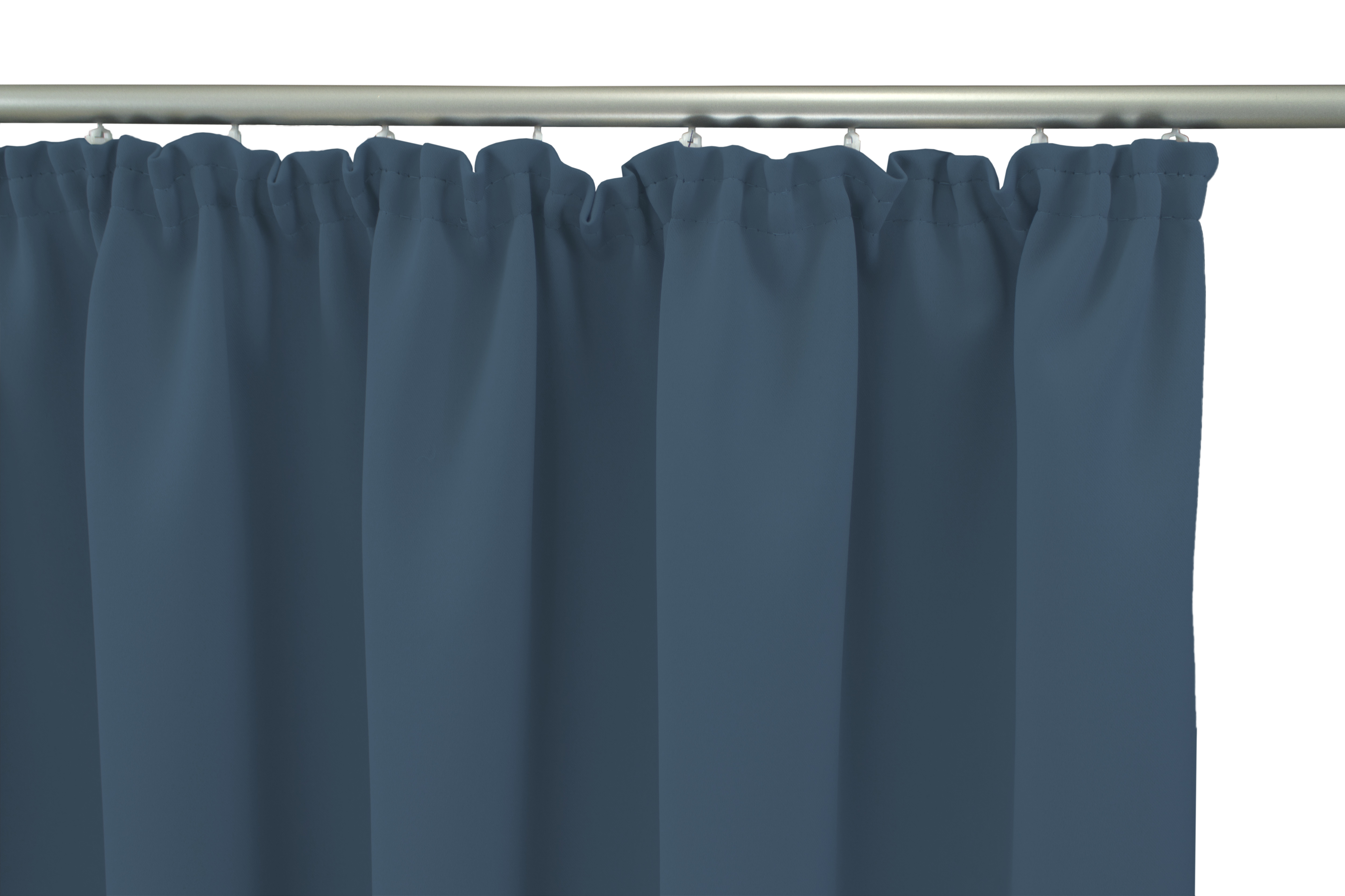Mittelblau Kräuselband