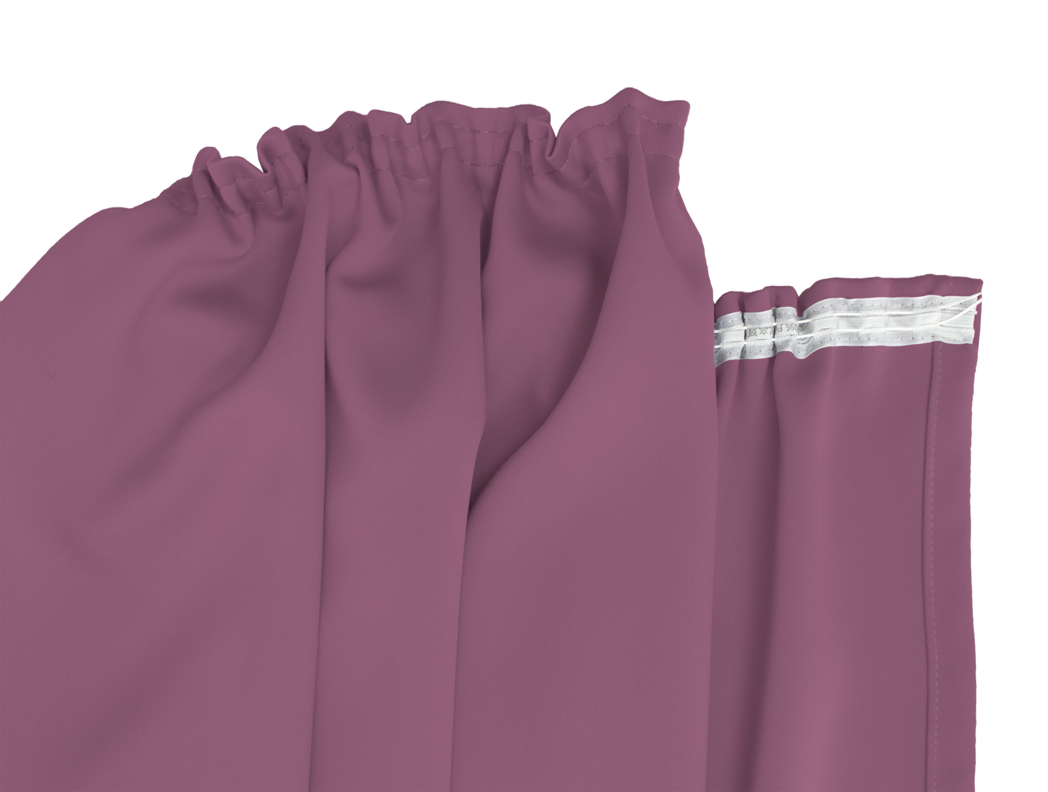 Lila Kräuselband Detail