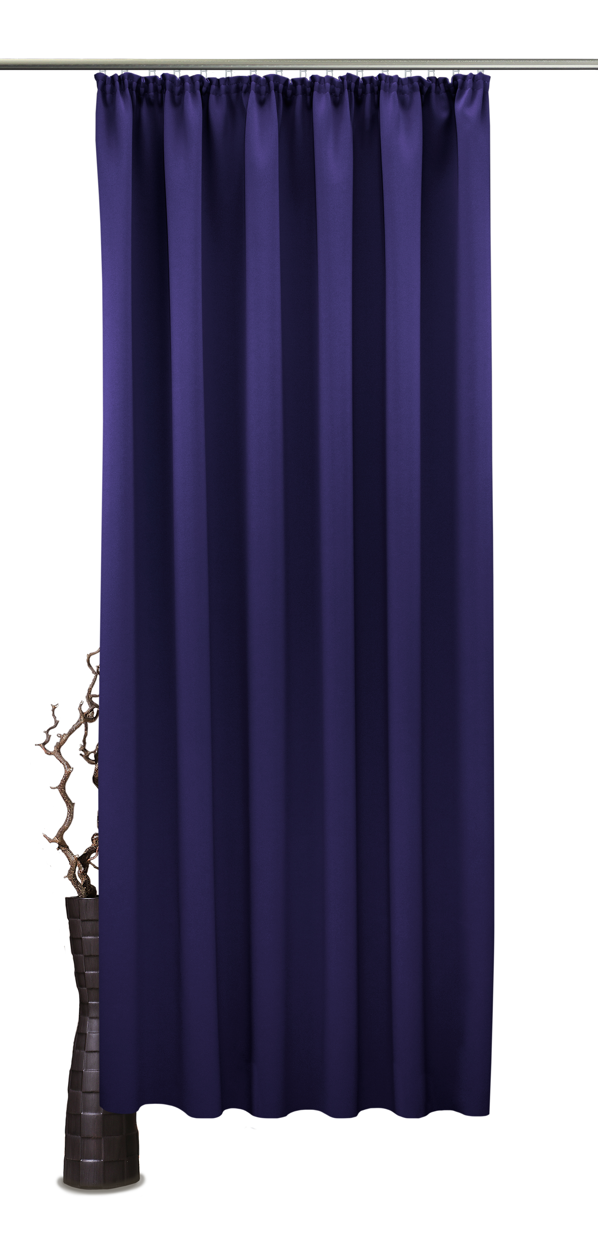 Blau Kräuselband