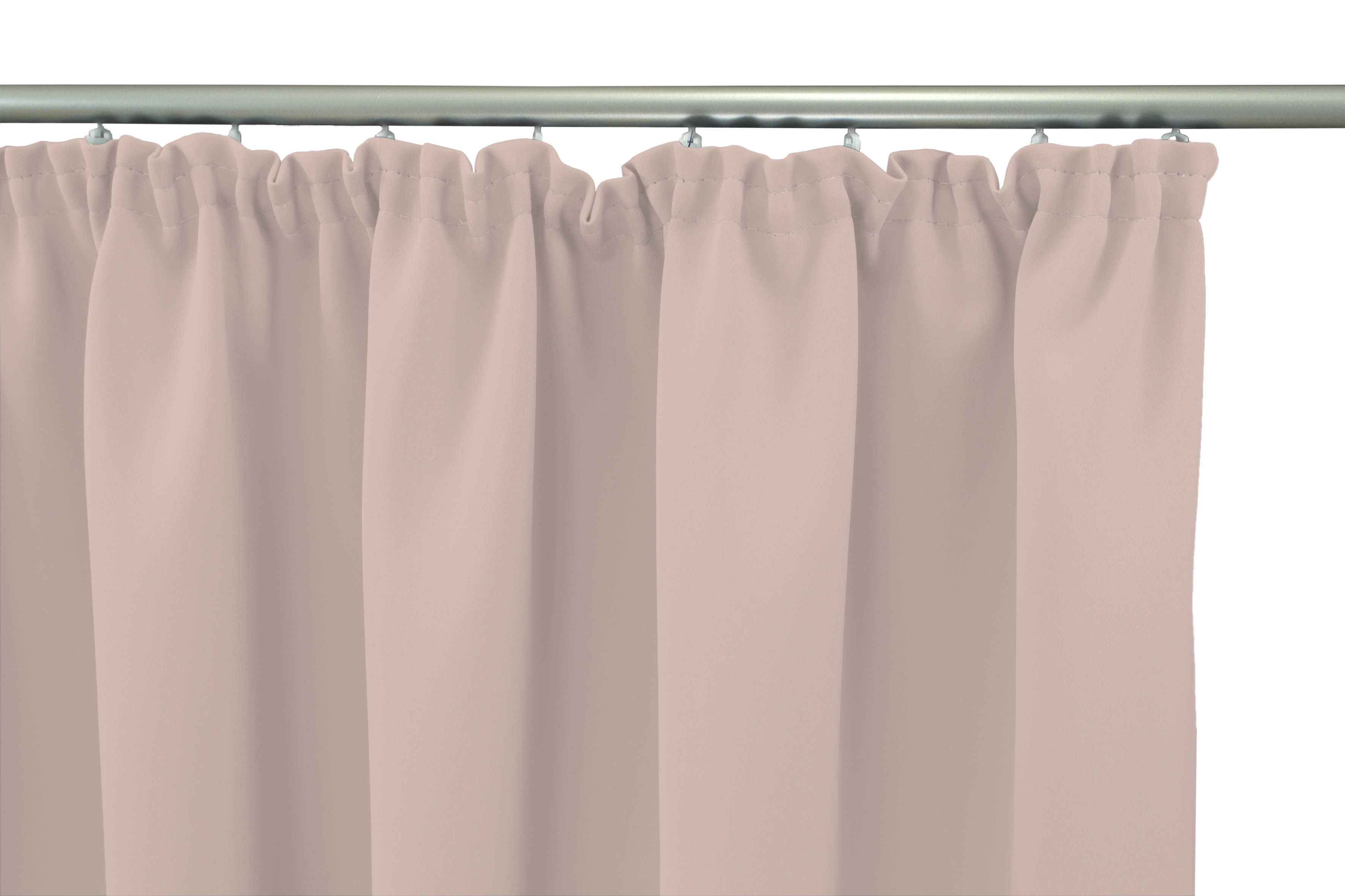 Silberrosa Kräuselband