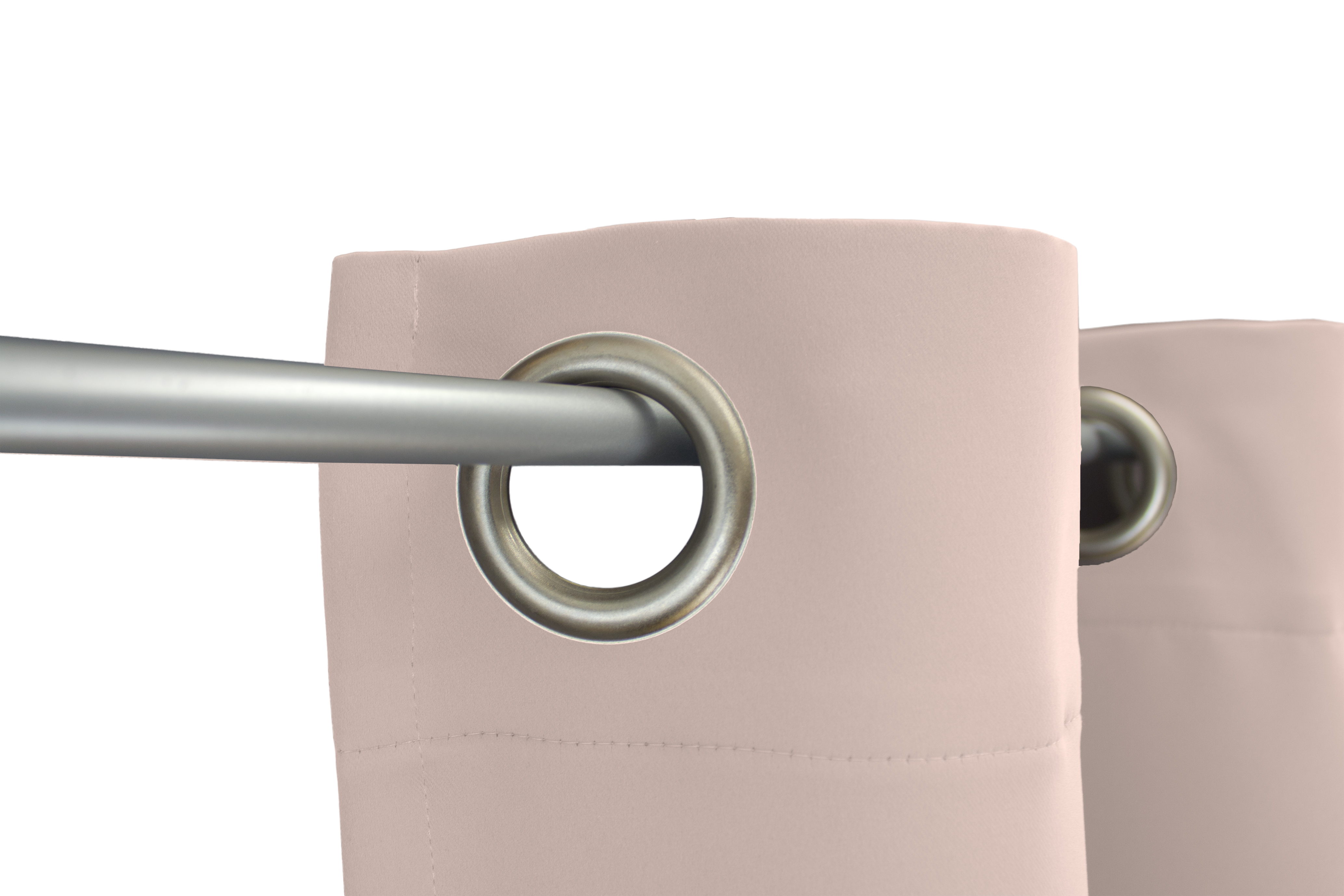 Silberrosa Ösenschal Detail