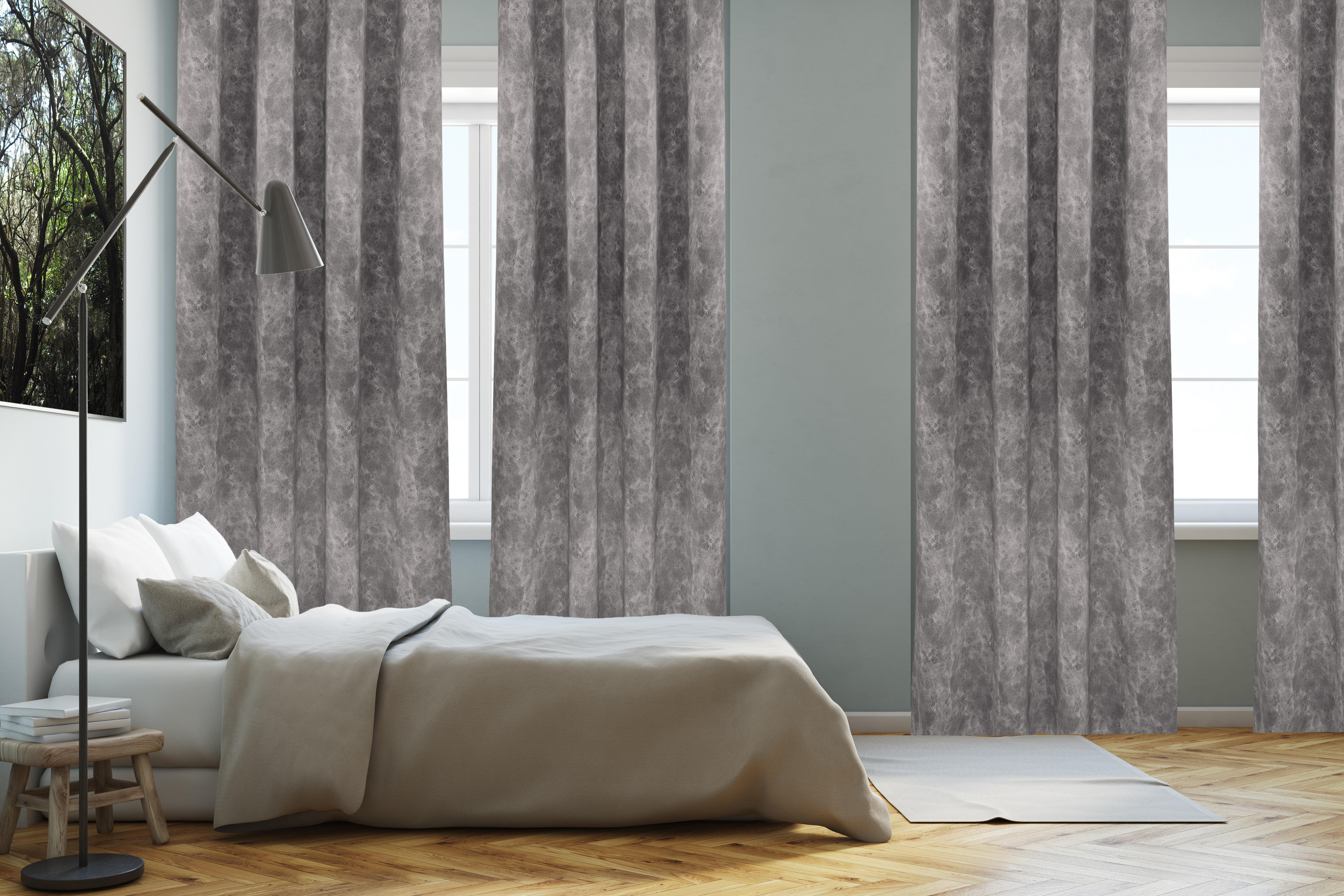 Graubeige Fenster