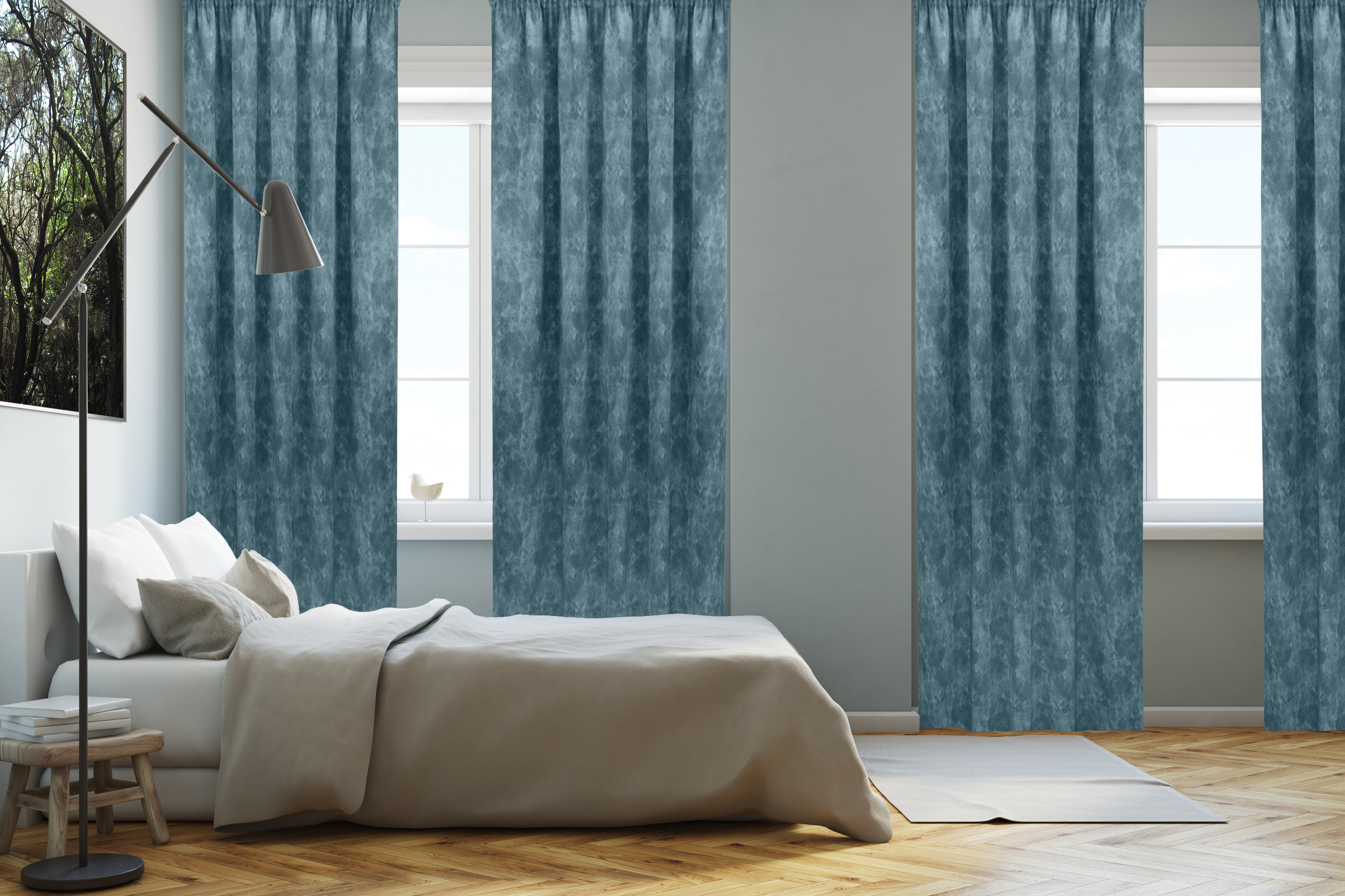 Blau Fenster