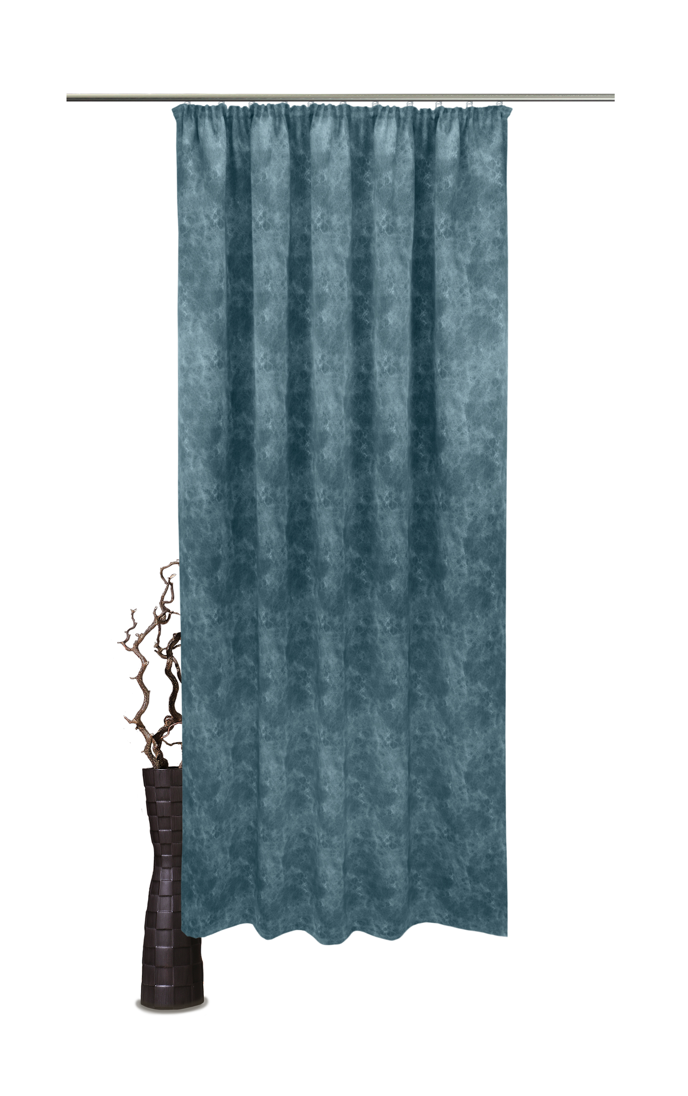 Blau Kräuselband