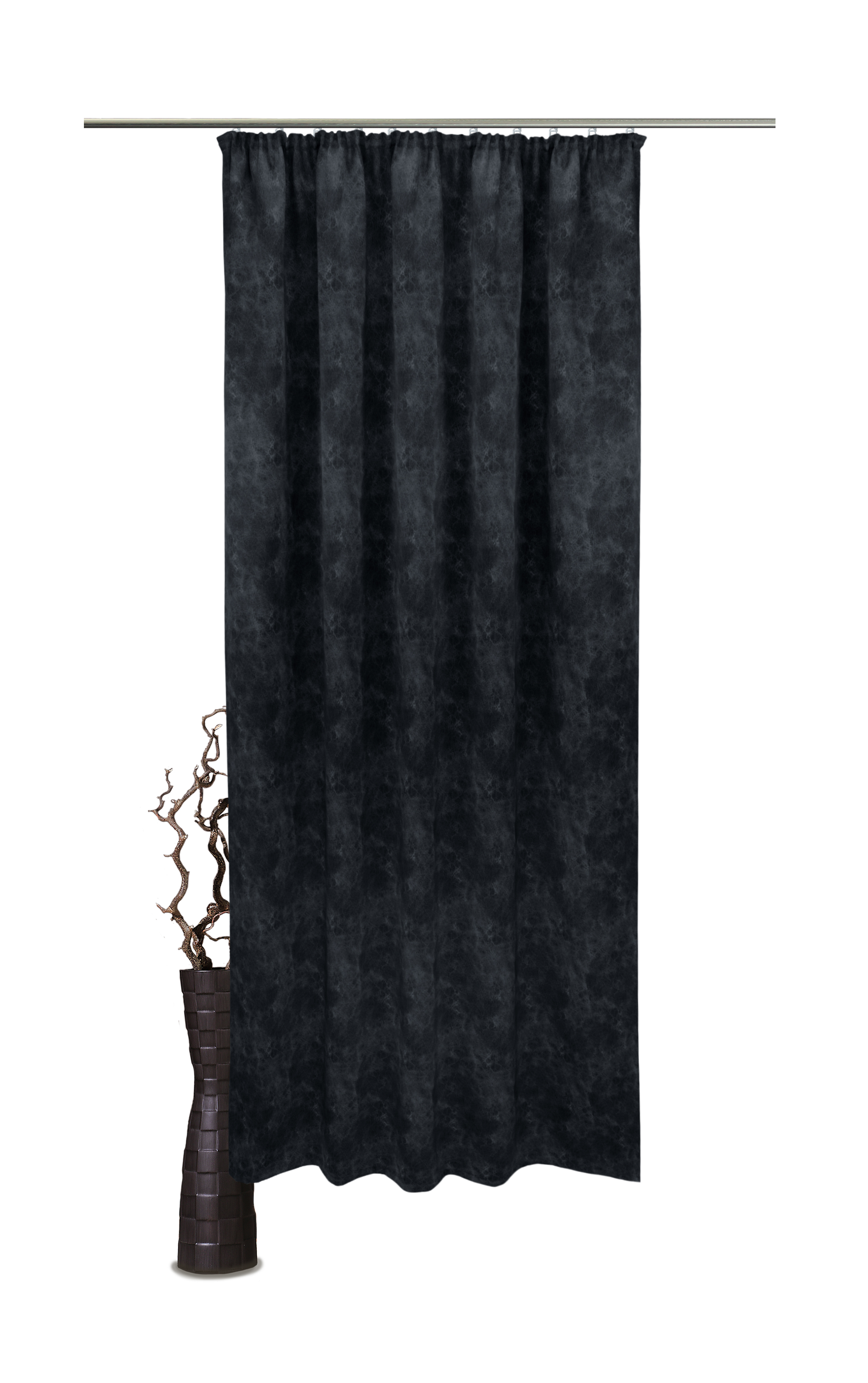 Schwarz Kräuselband