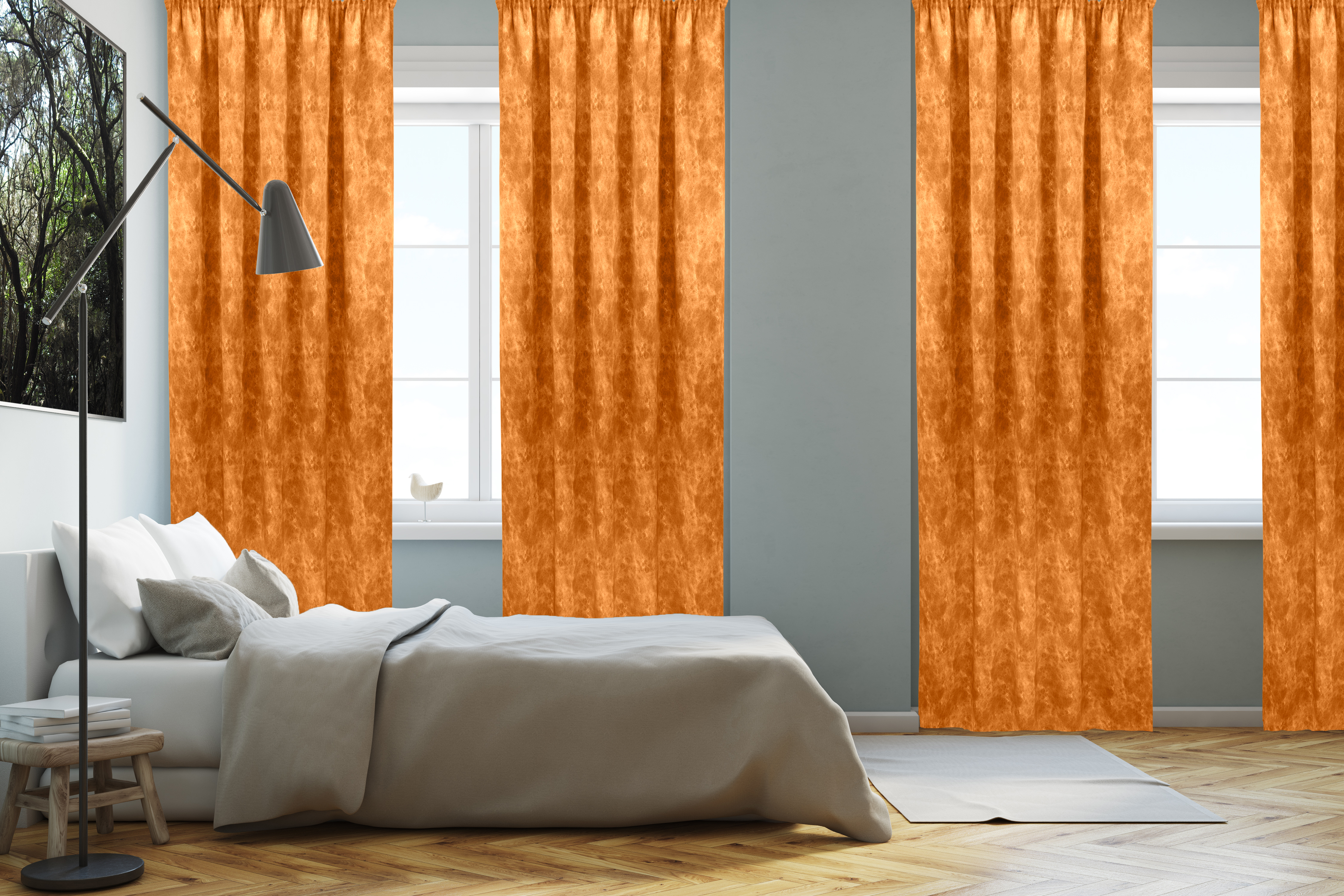 Orange Fenster