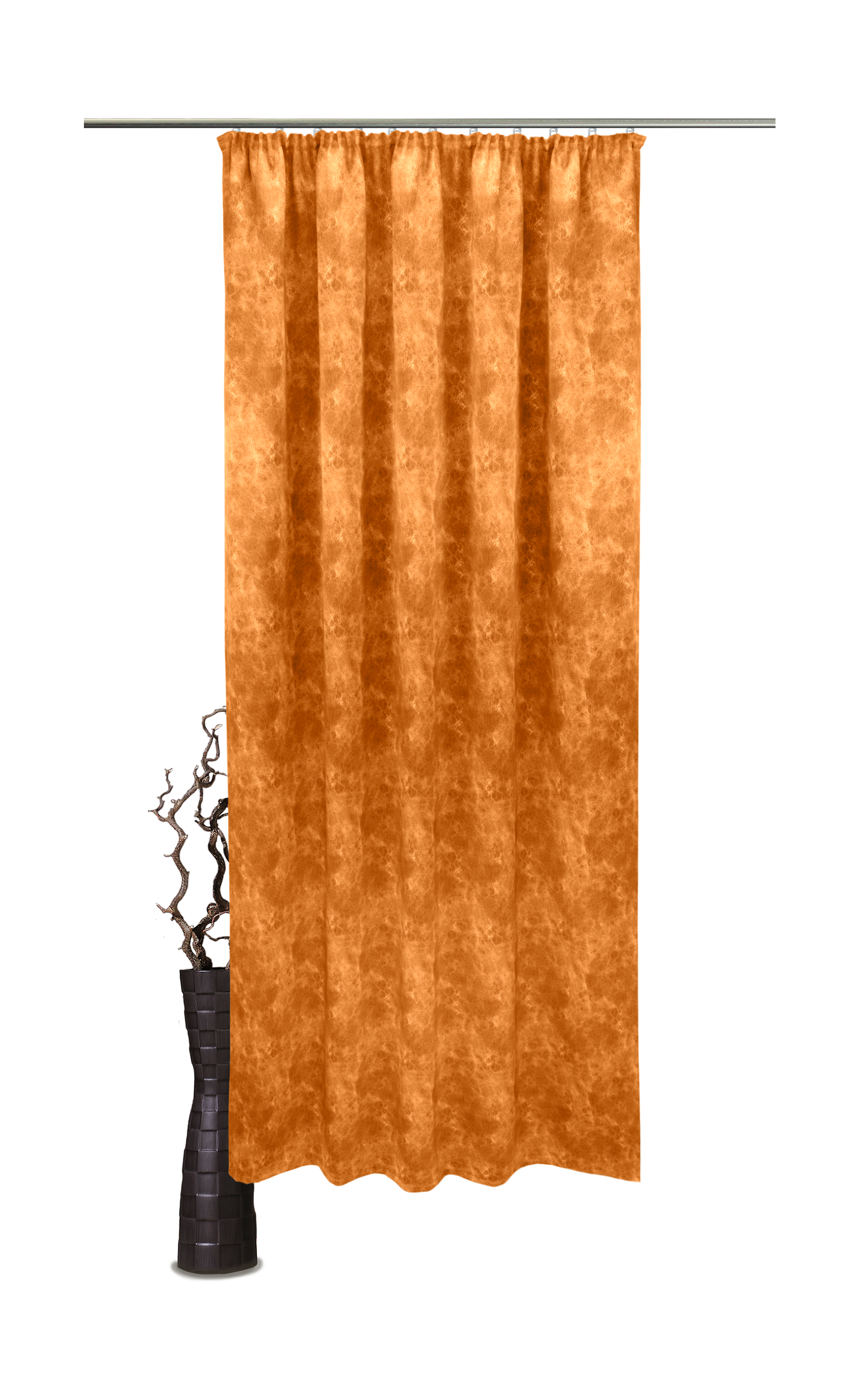 Orange Kräuselband