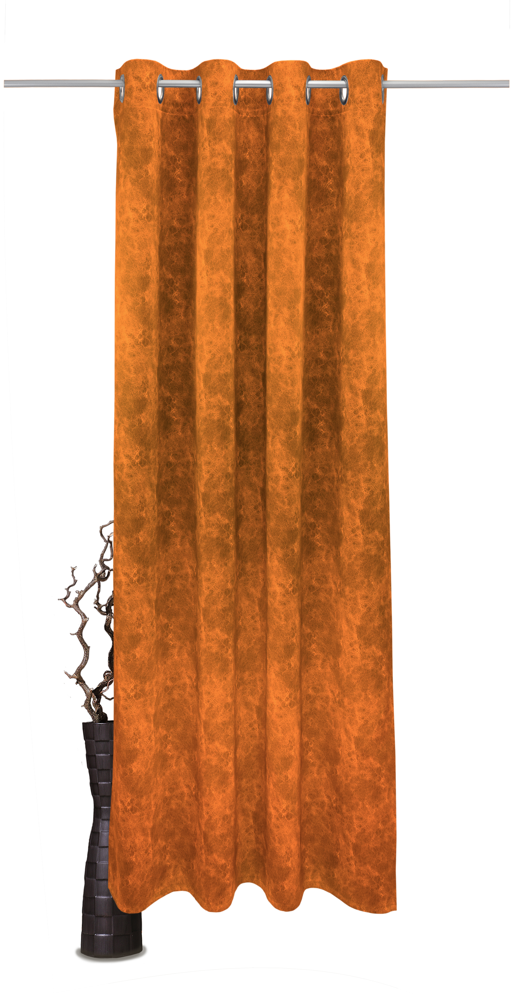 Orange Ösenschal