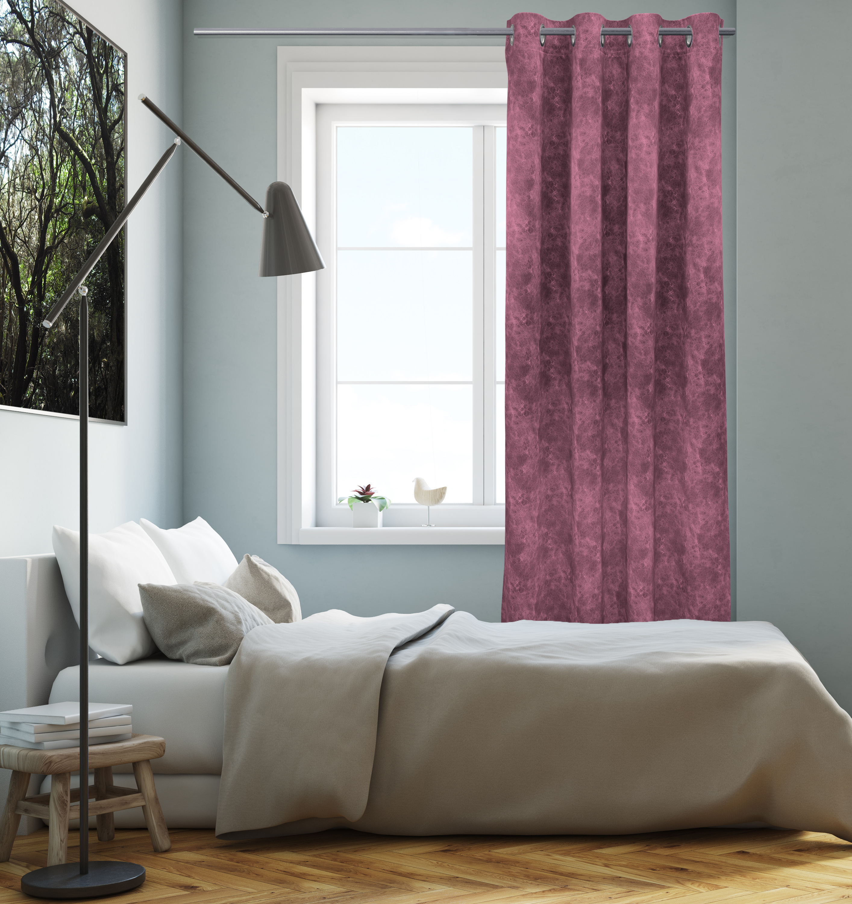 Beere Ösenschal Fenster