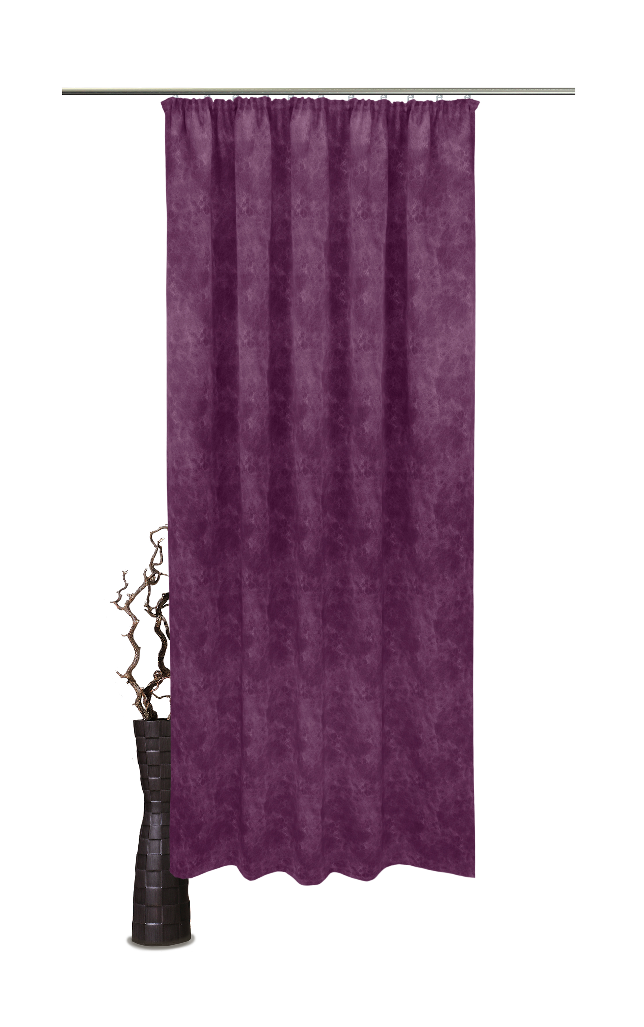 Violett Kräuselband