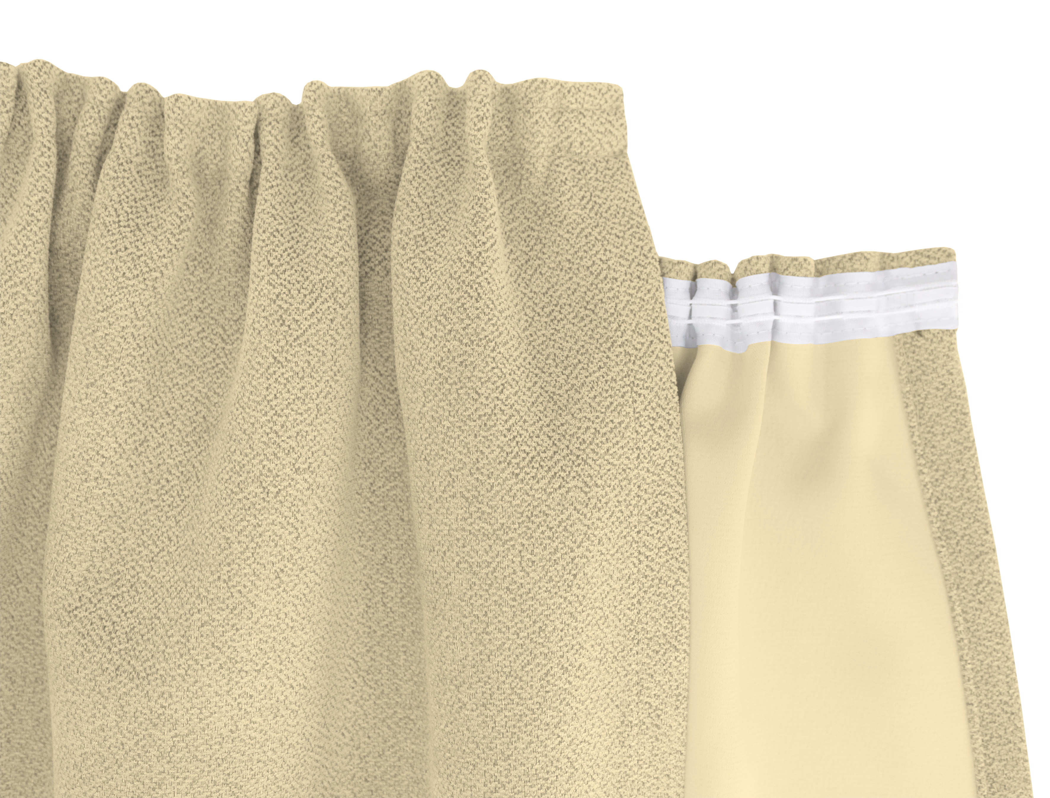 Beige Kräuselband