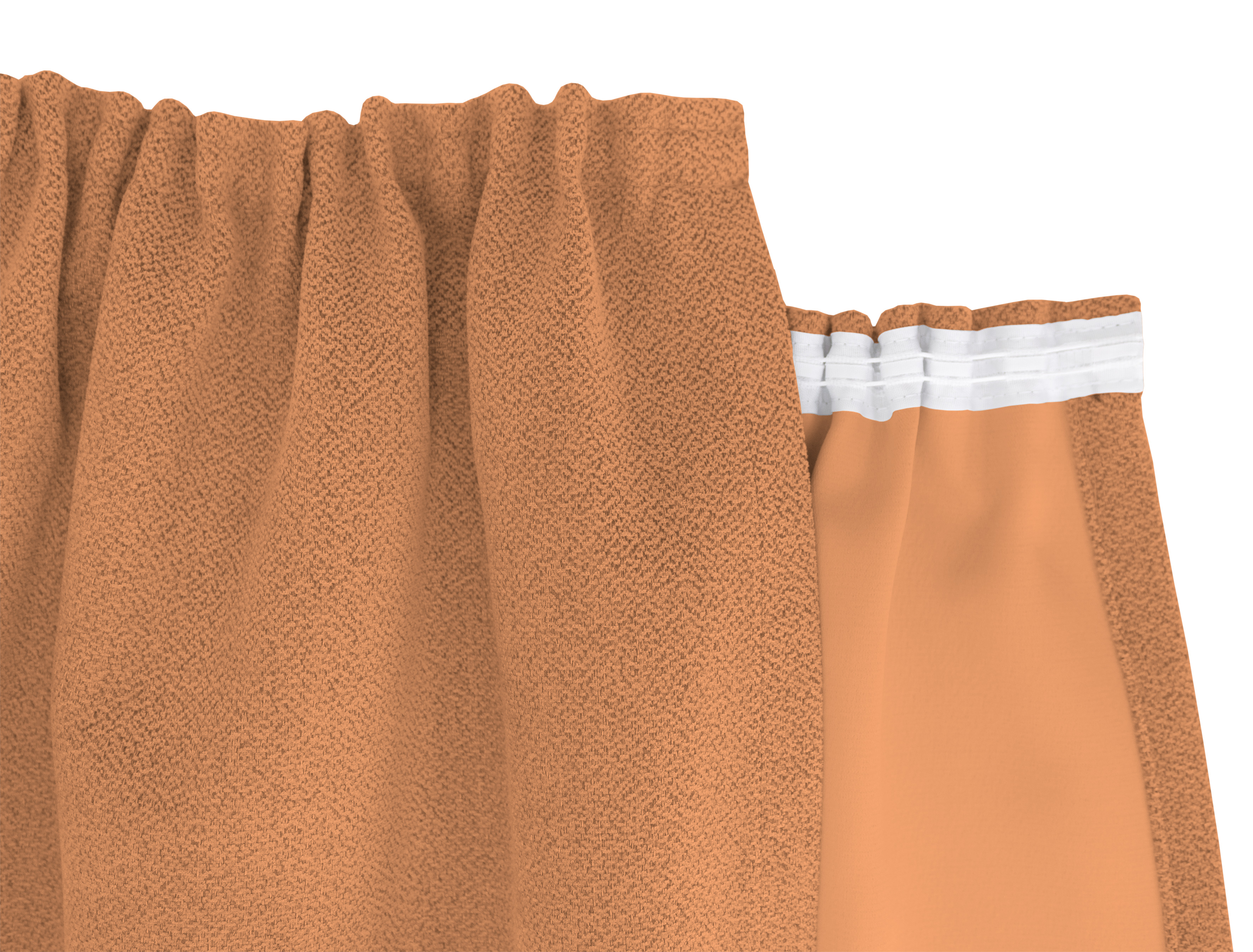 Orange Kräuselband