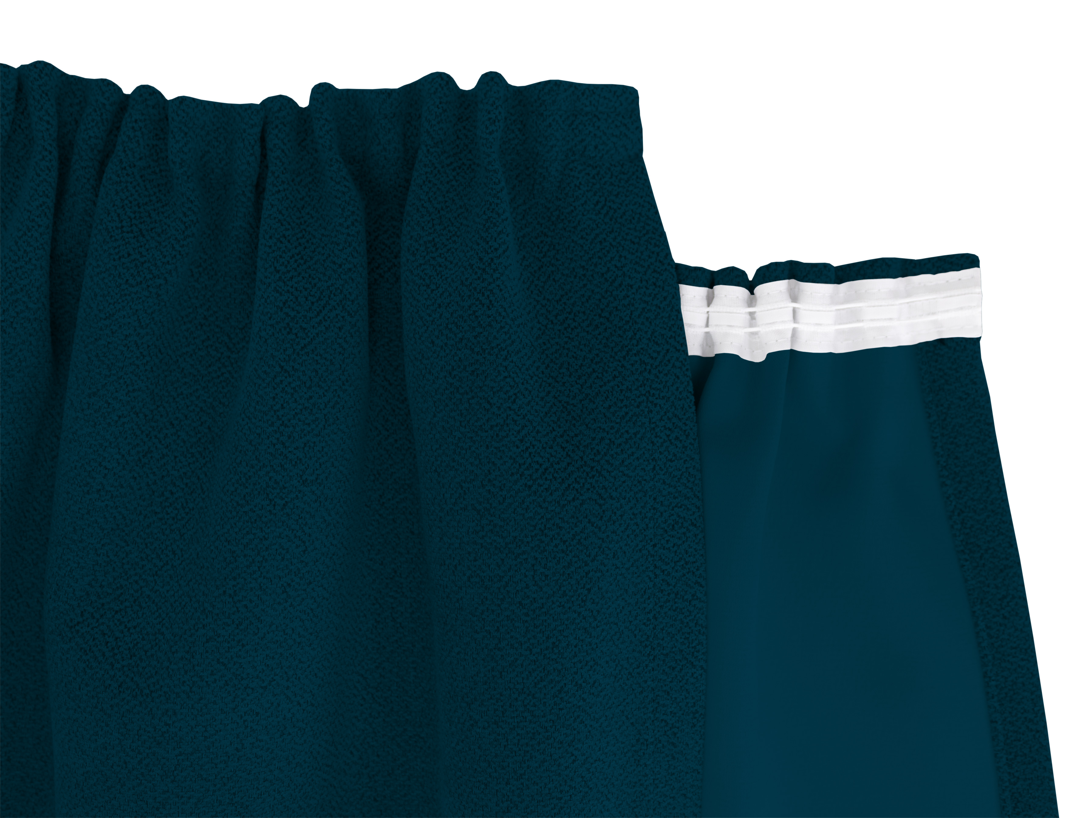 Blau Kräuselband