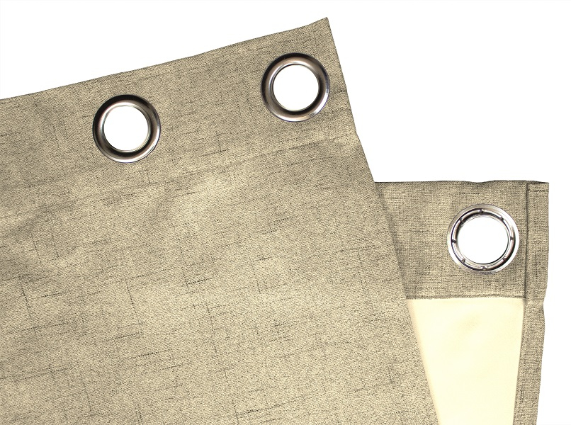 Beige Ösenschal Detail