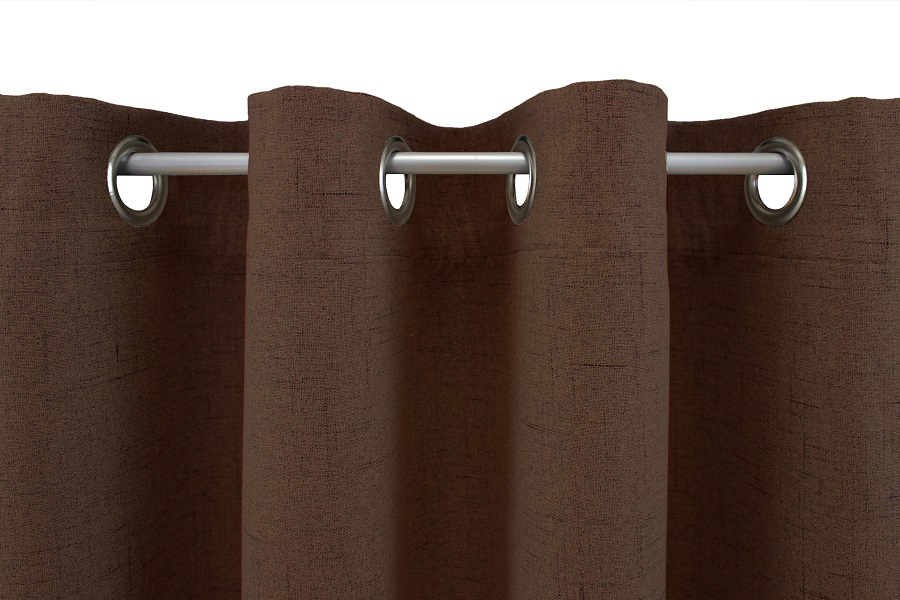 Braun Ösenschal Aufhängung Detail