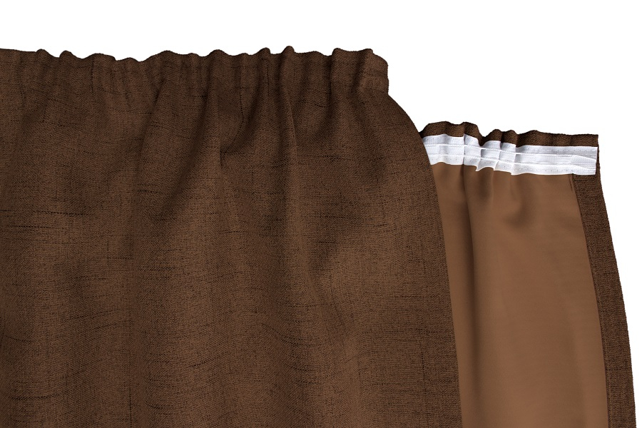 Braun Kräuselband Detail