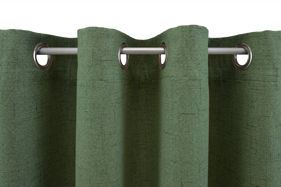 Grün Ösenschal Aufhängung Detail