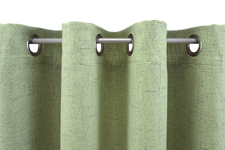 Olivgrün Ösenschal Aufhängung Detail