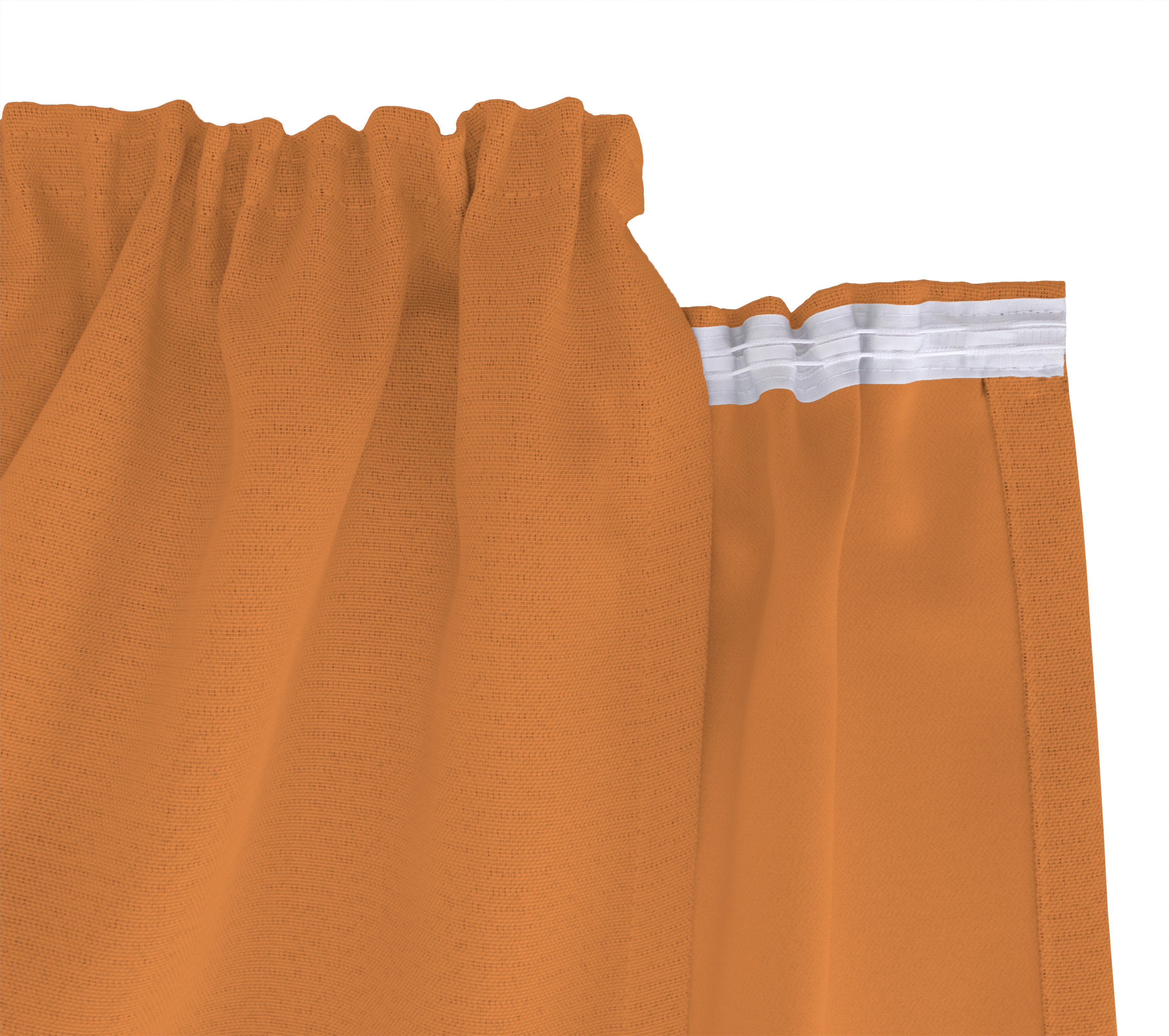 Orange Kräuselband