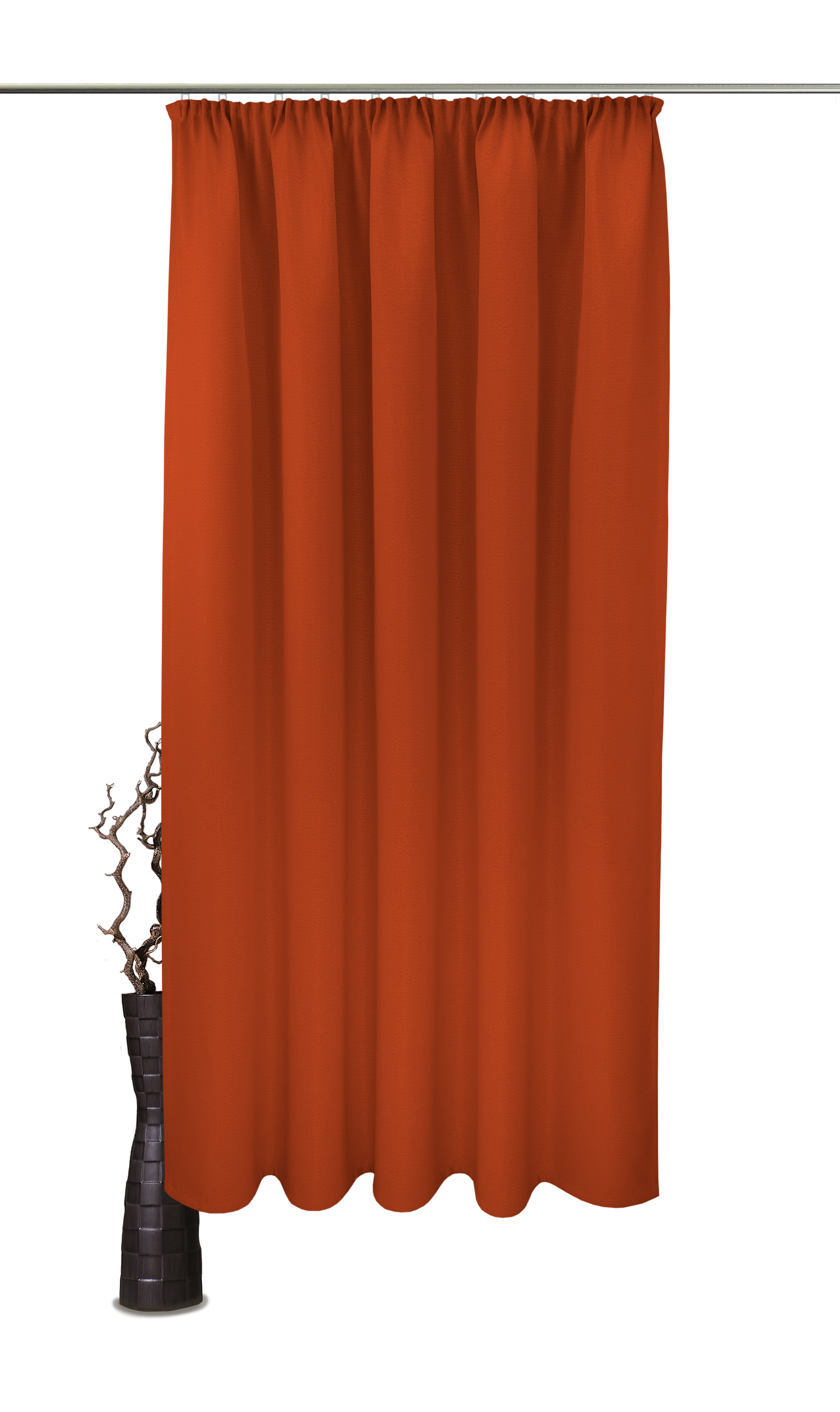 Rotbraun Kräuselband