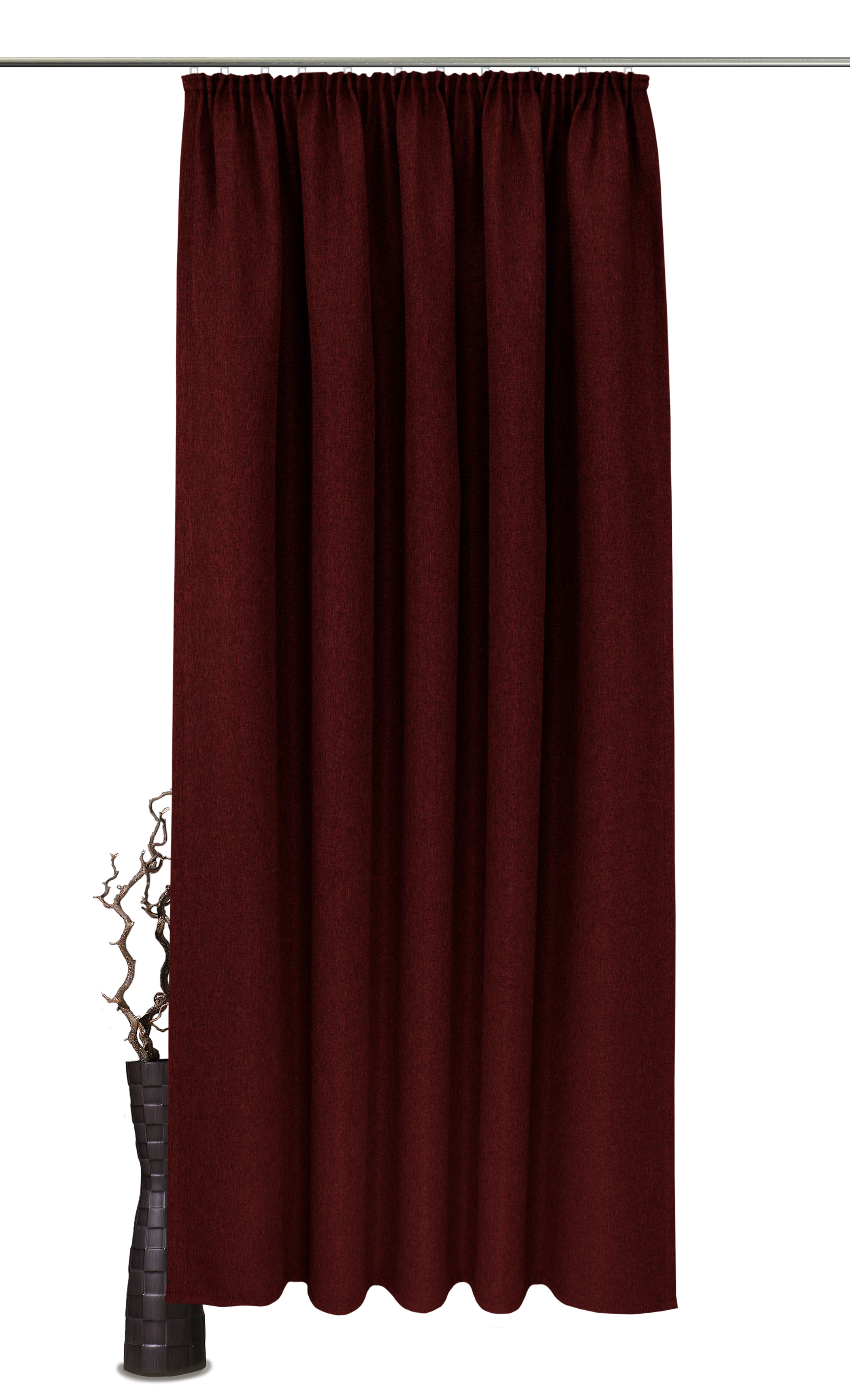 Bordeaux Kräuselband