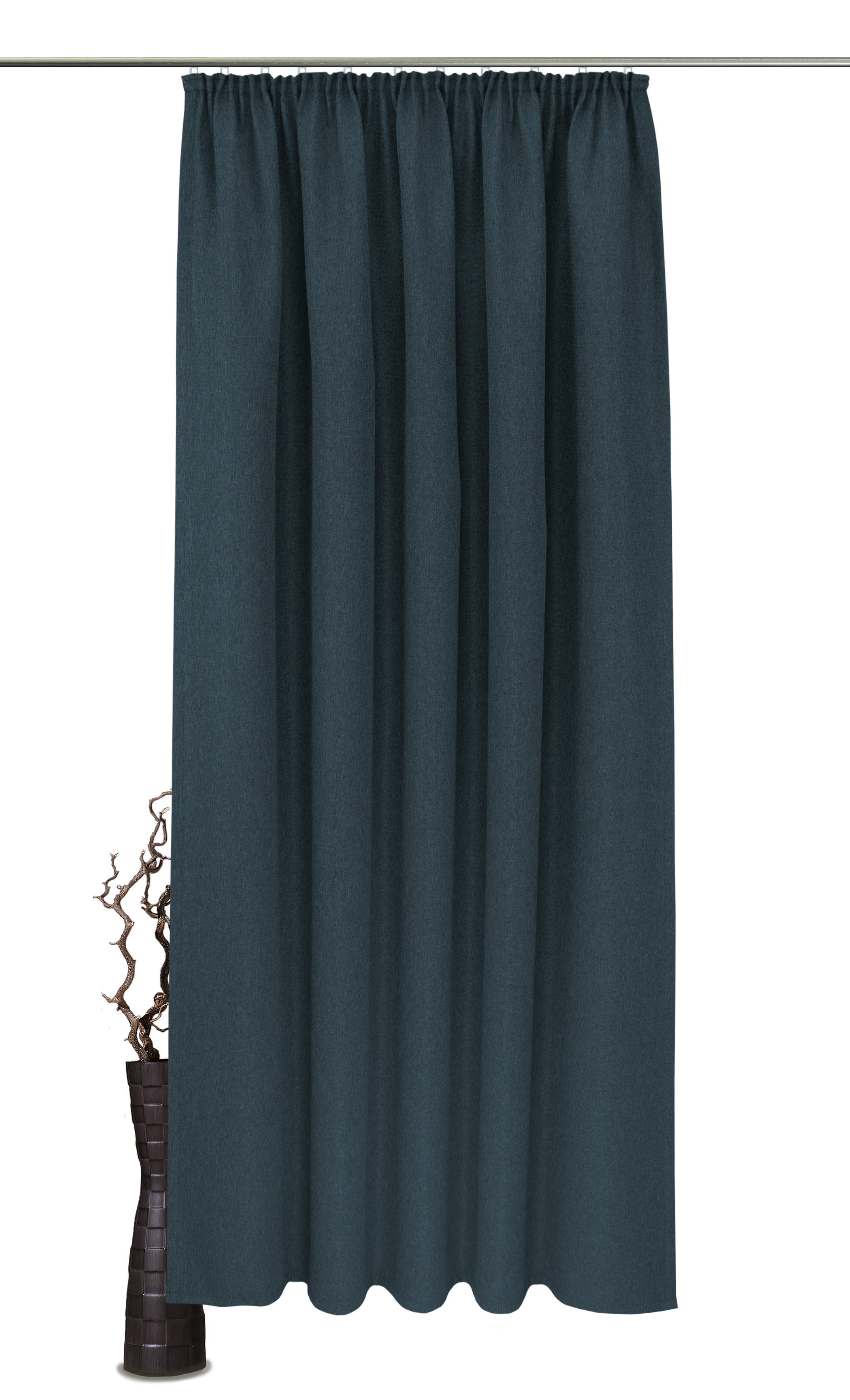 Blau Kräuselband