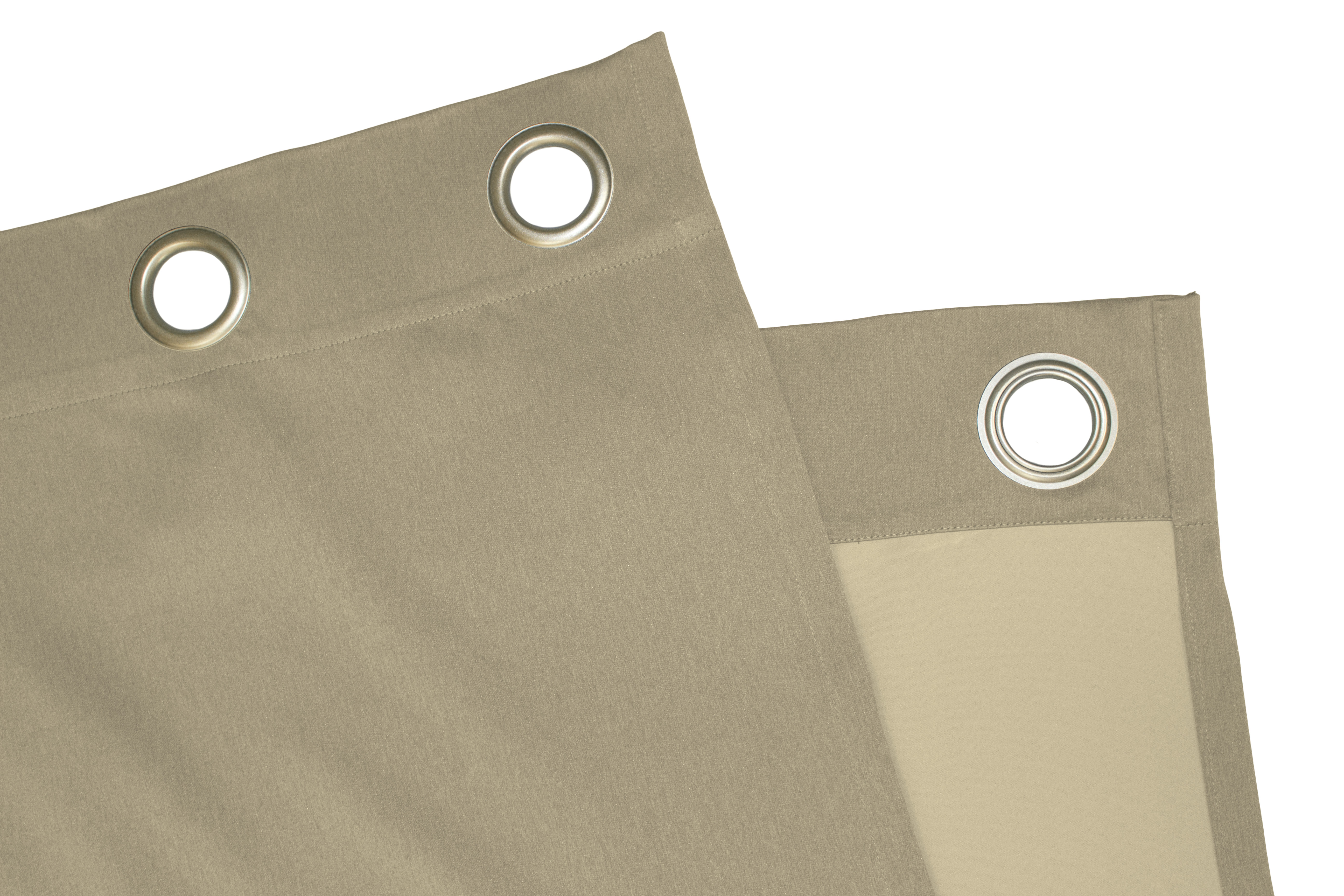 Beige Ösen Detail