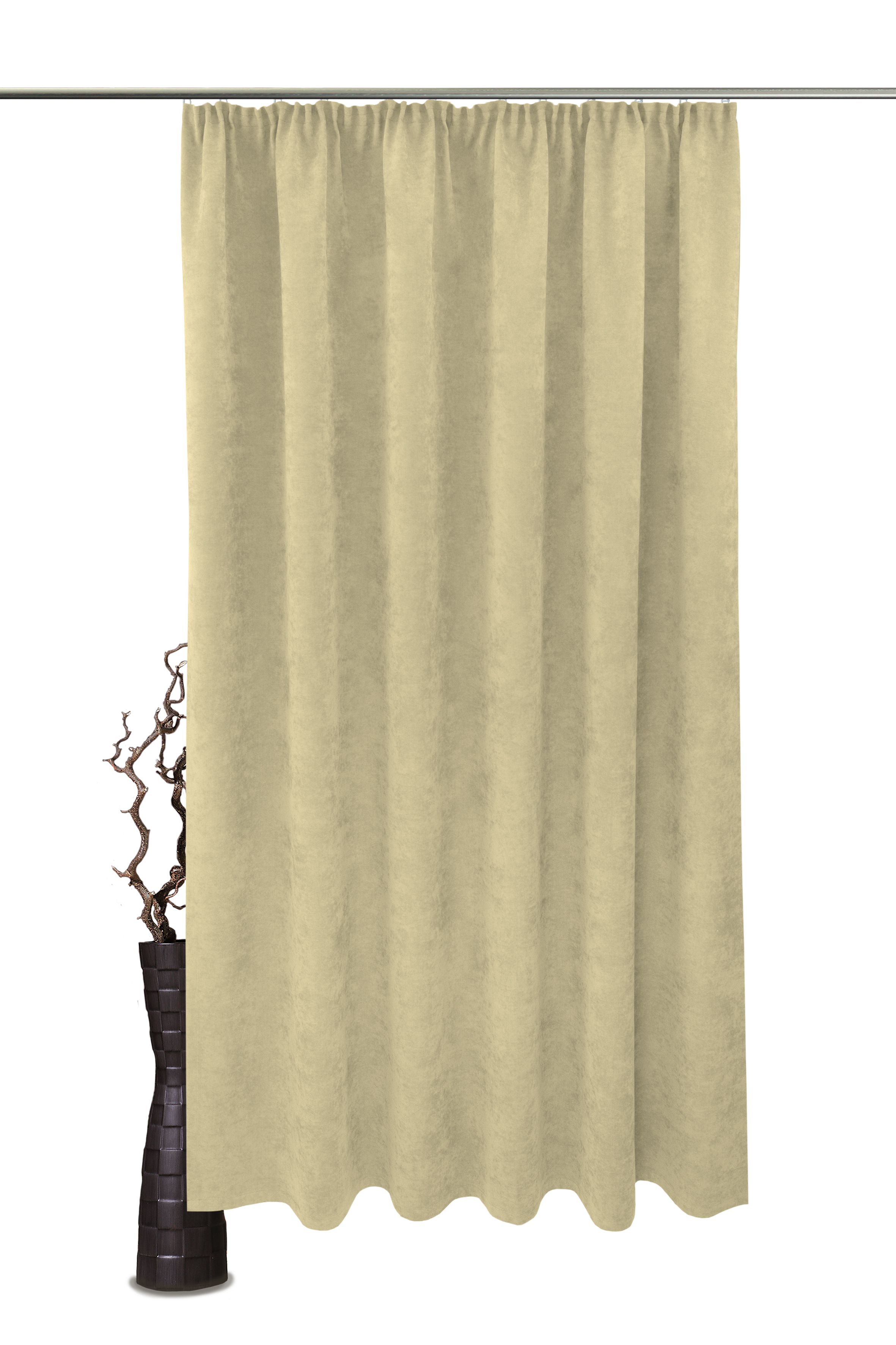 Beige Kräuselband