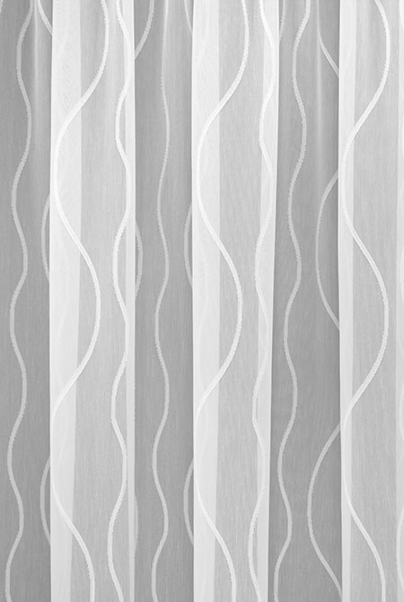 Weiß Kräuselband Detail Stoff