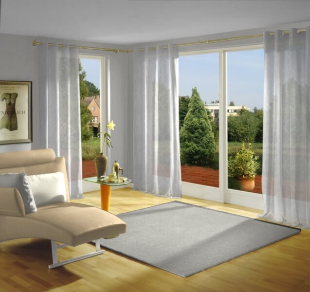 Gardine Dolo Sekt Deko Wohnzimmer