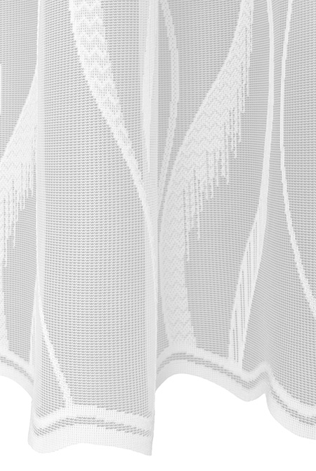 Weiß Kräuselband Detail Kante
