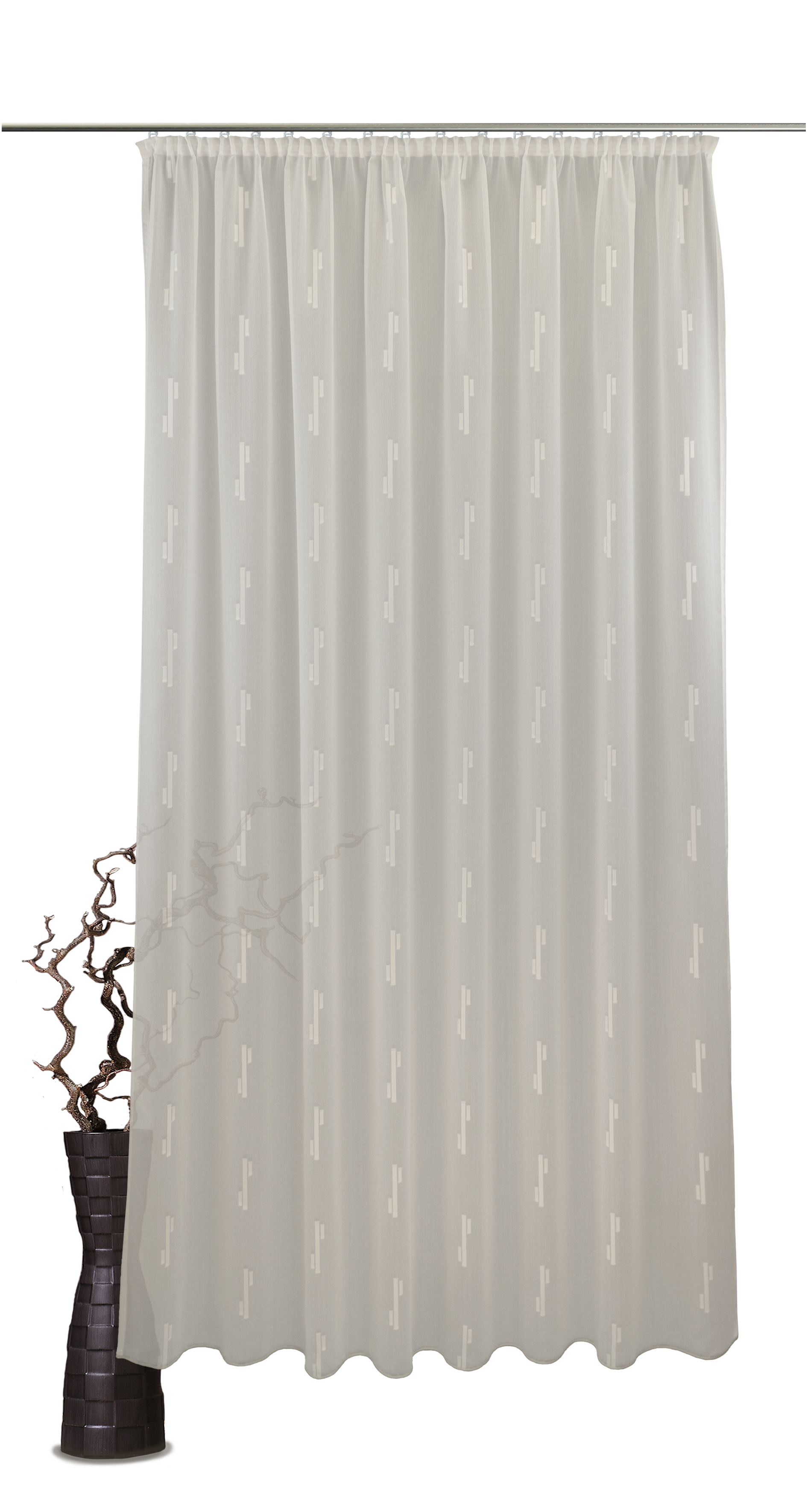 Creme Kräuselband