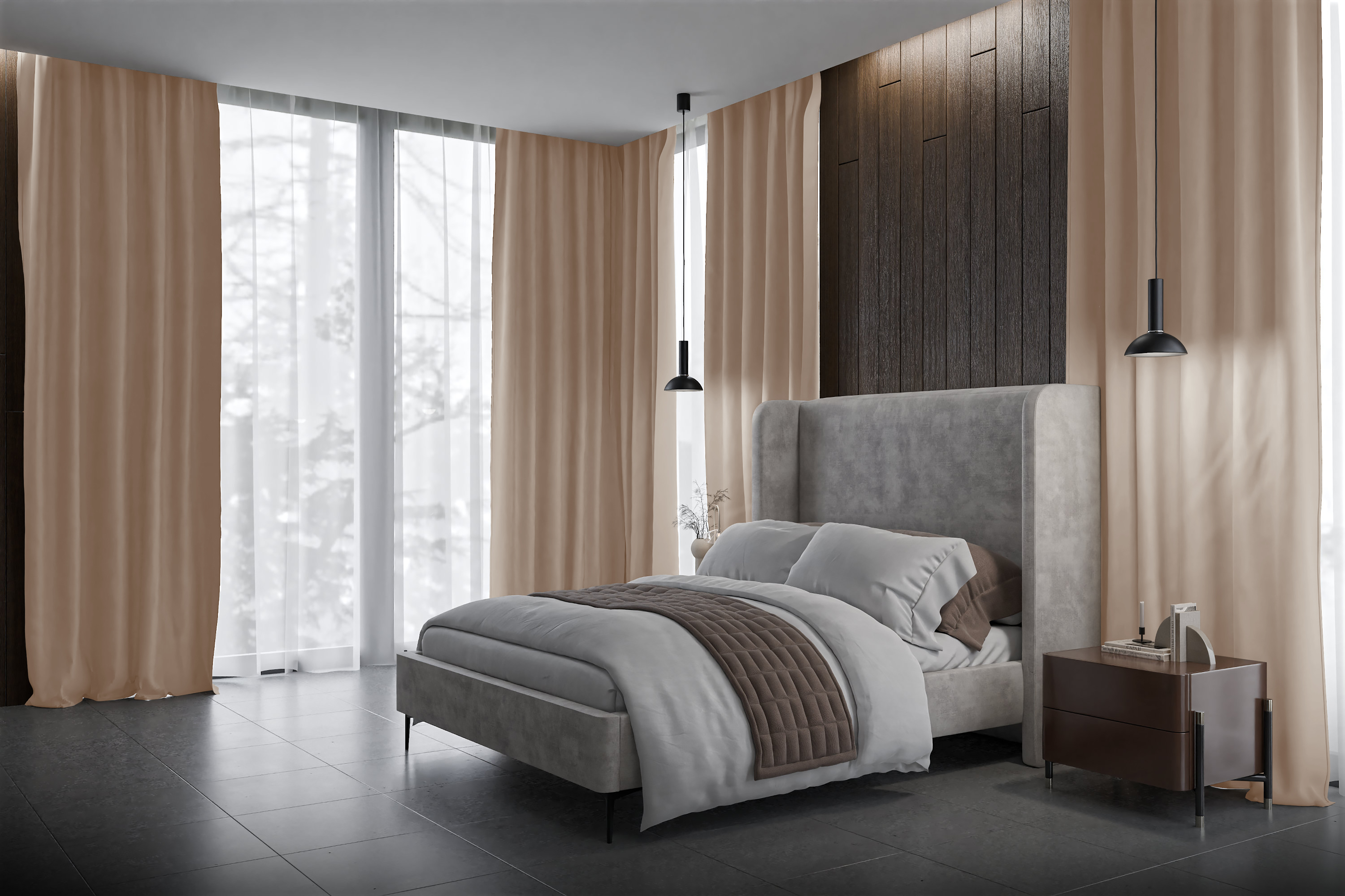 Vorhang Amaduria 8413 Schlafzimmer