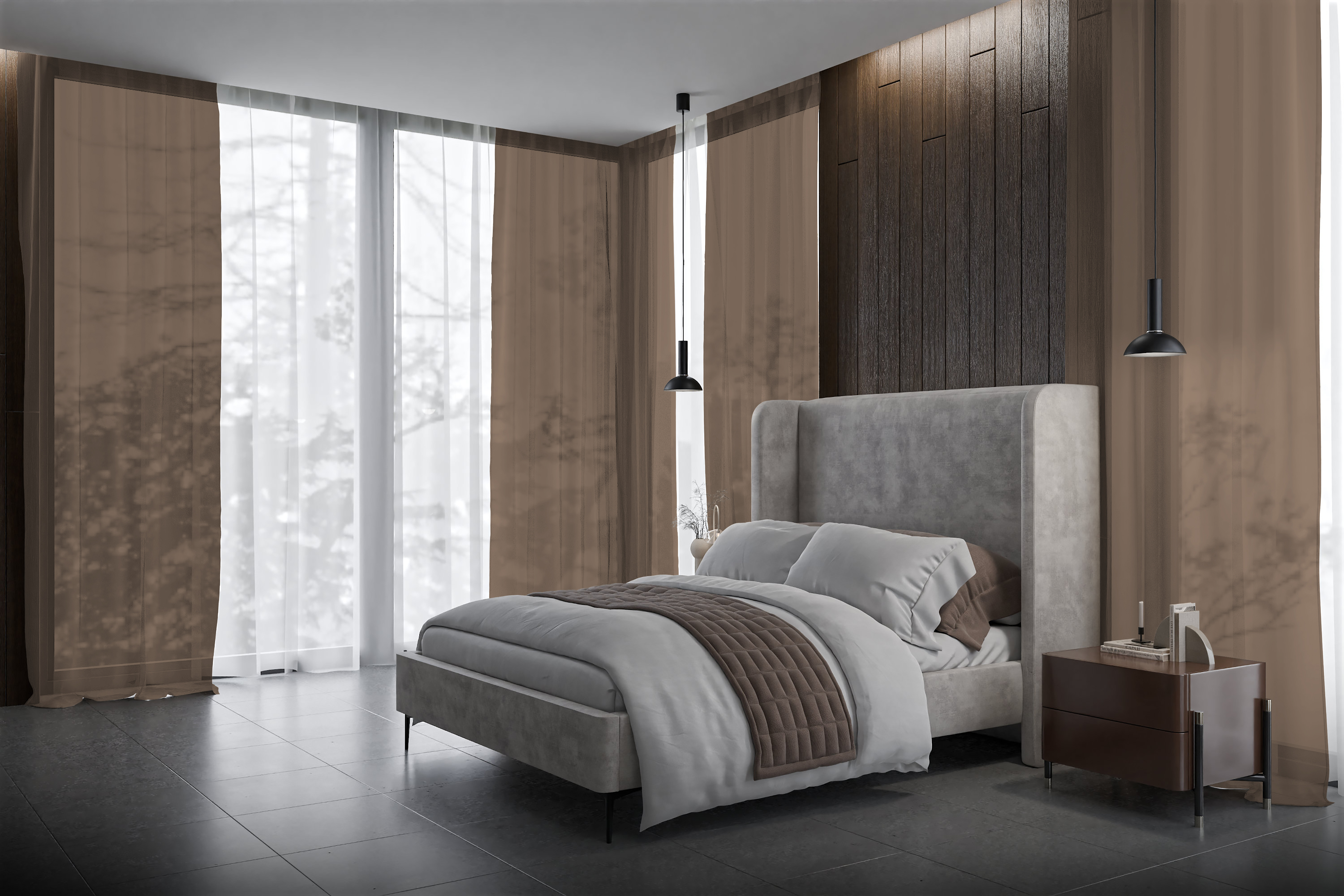 Vorhang Amarica 8309 Schlafzimmer