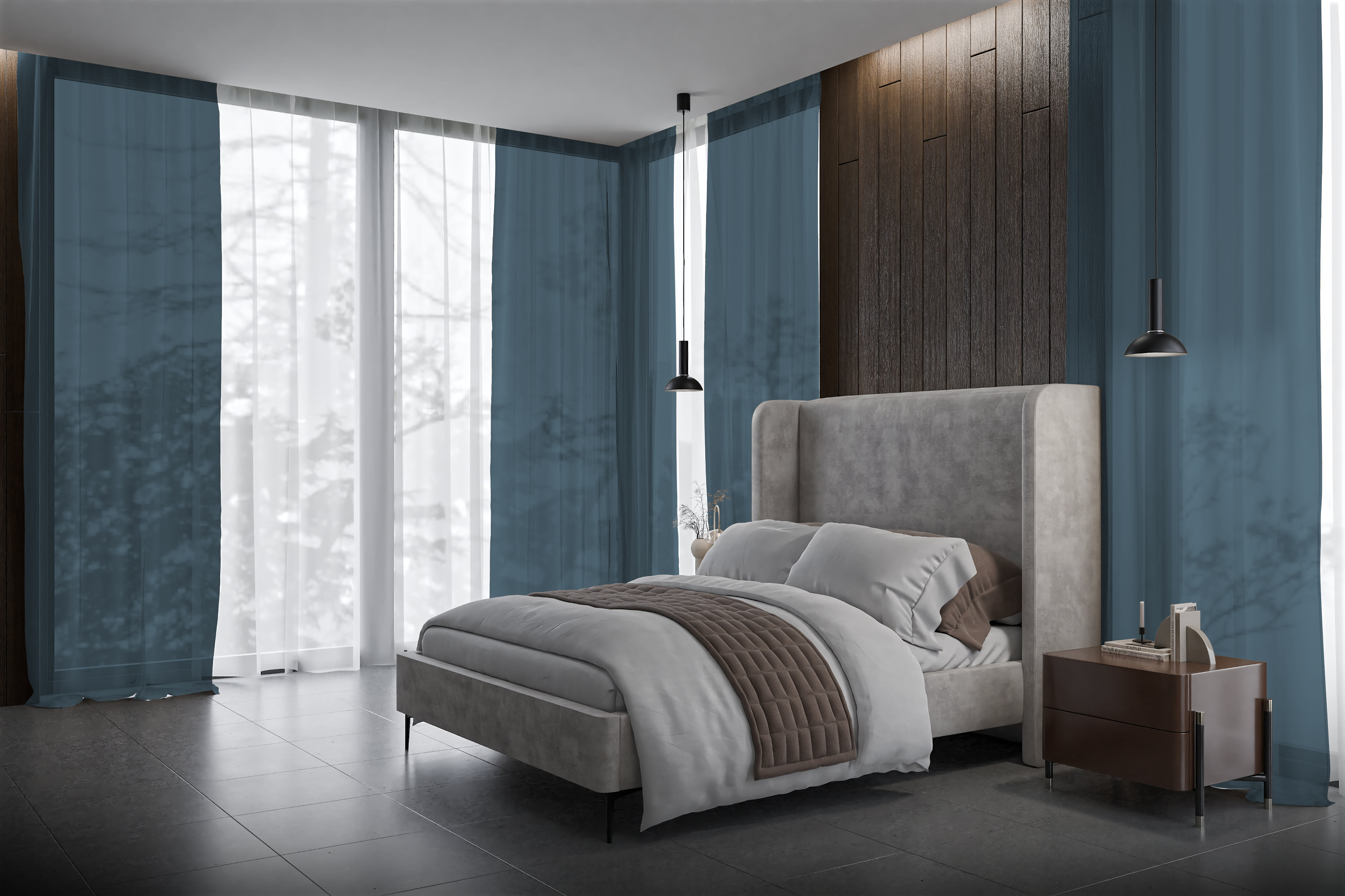 Vorhang Belanis 8308 Schlafzimmer