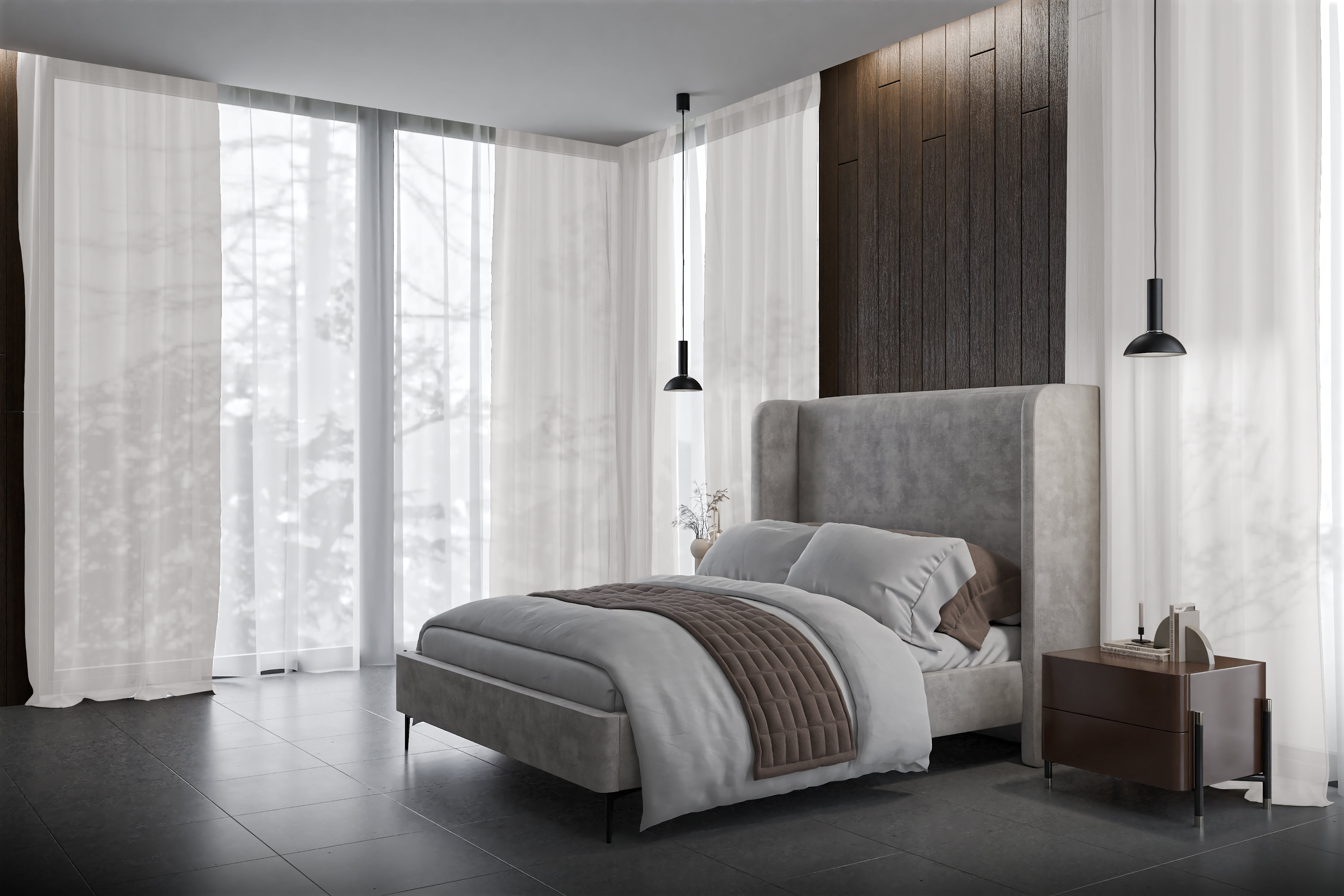Vorhang Brezzano 8259 Schlafzimmer