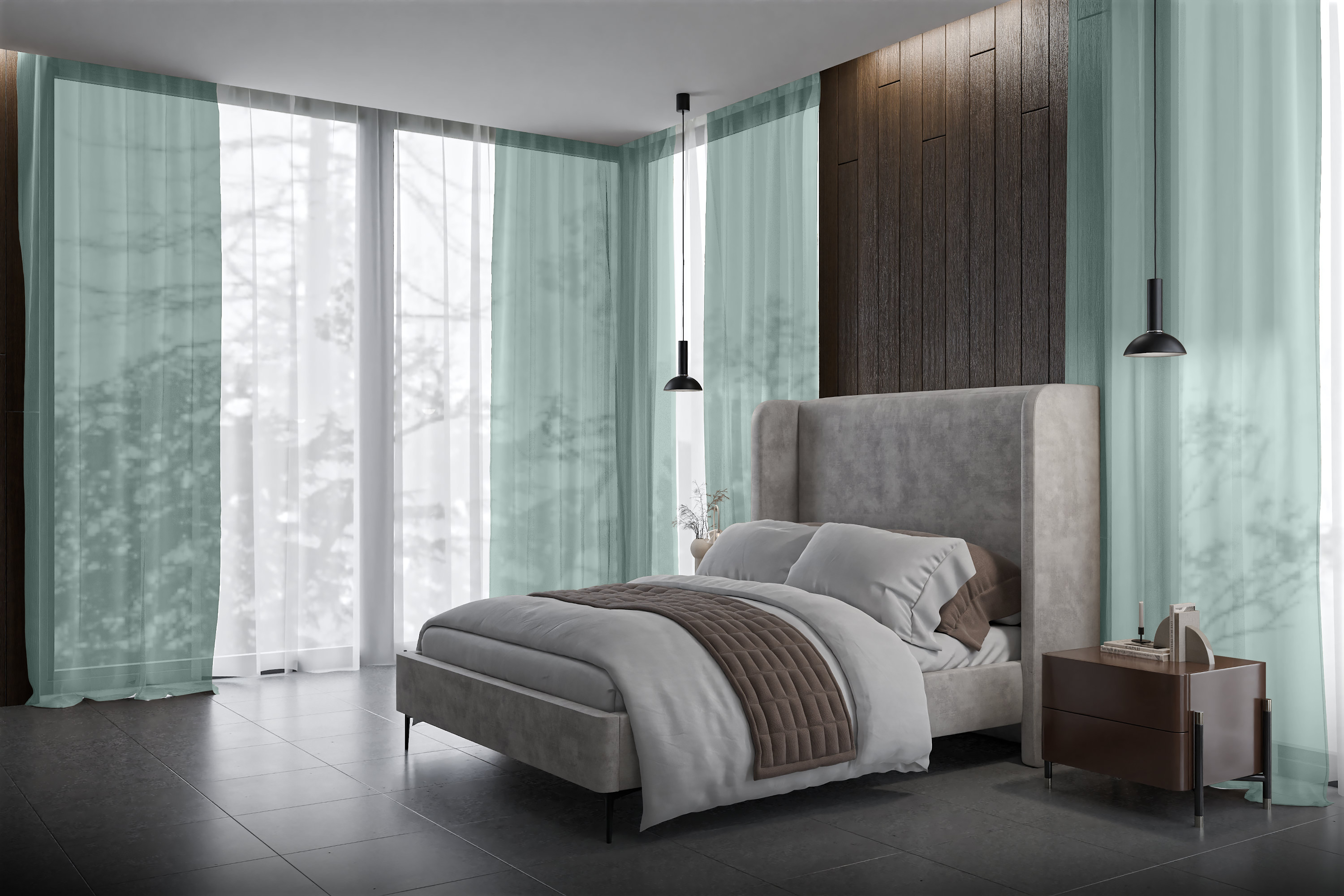 Vorhang Brezzano 8262 Schlafzimmer