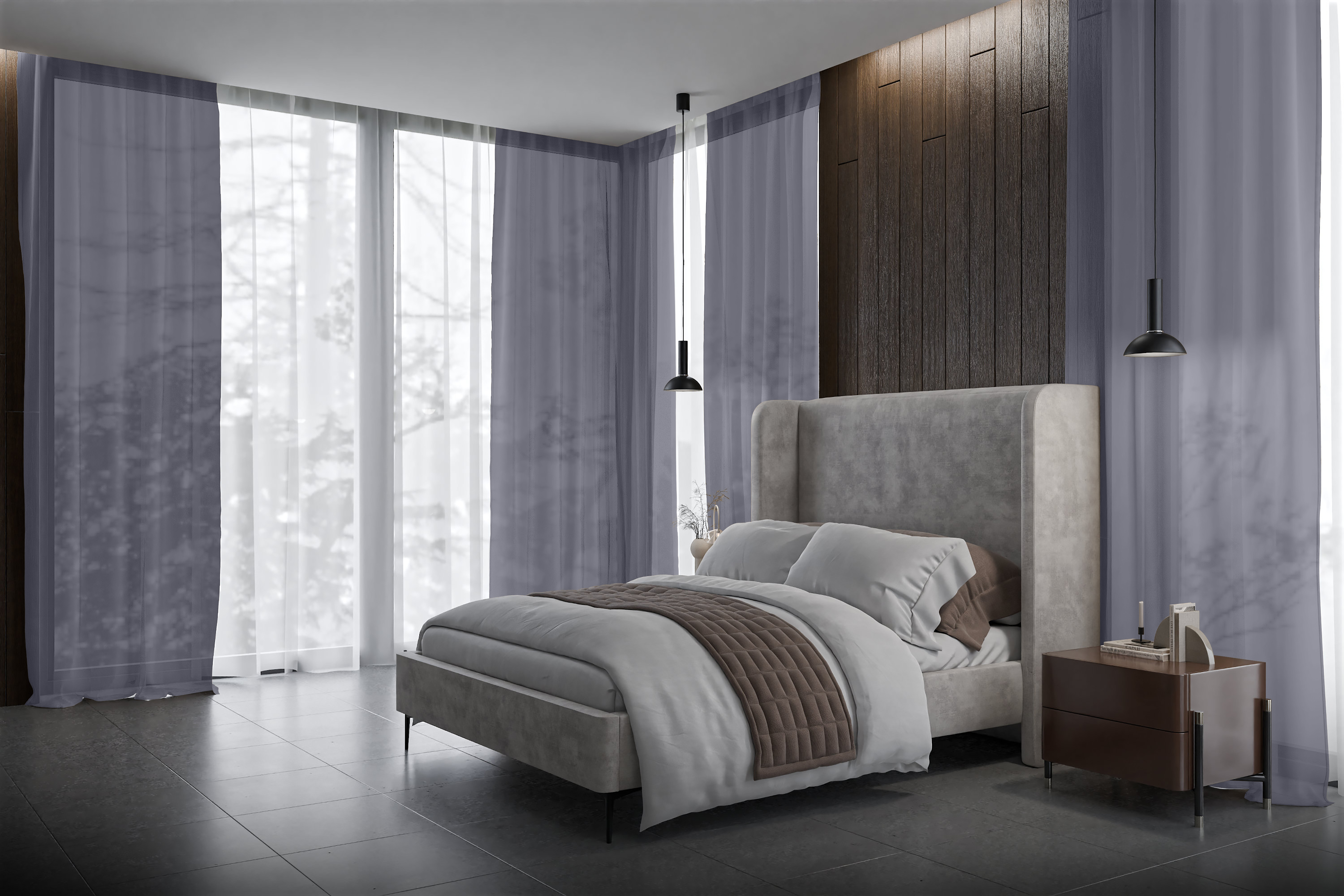 Vorhang Brezzano 8264 Schlafzimmer